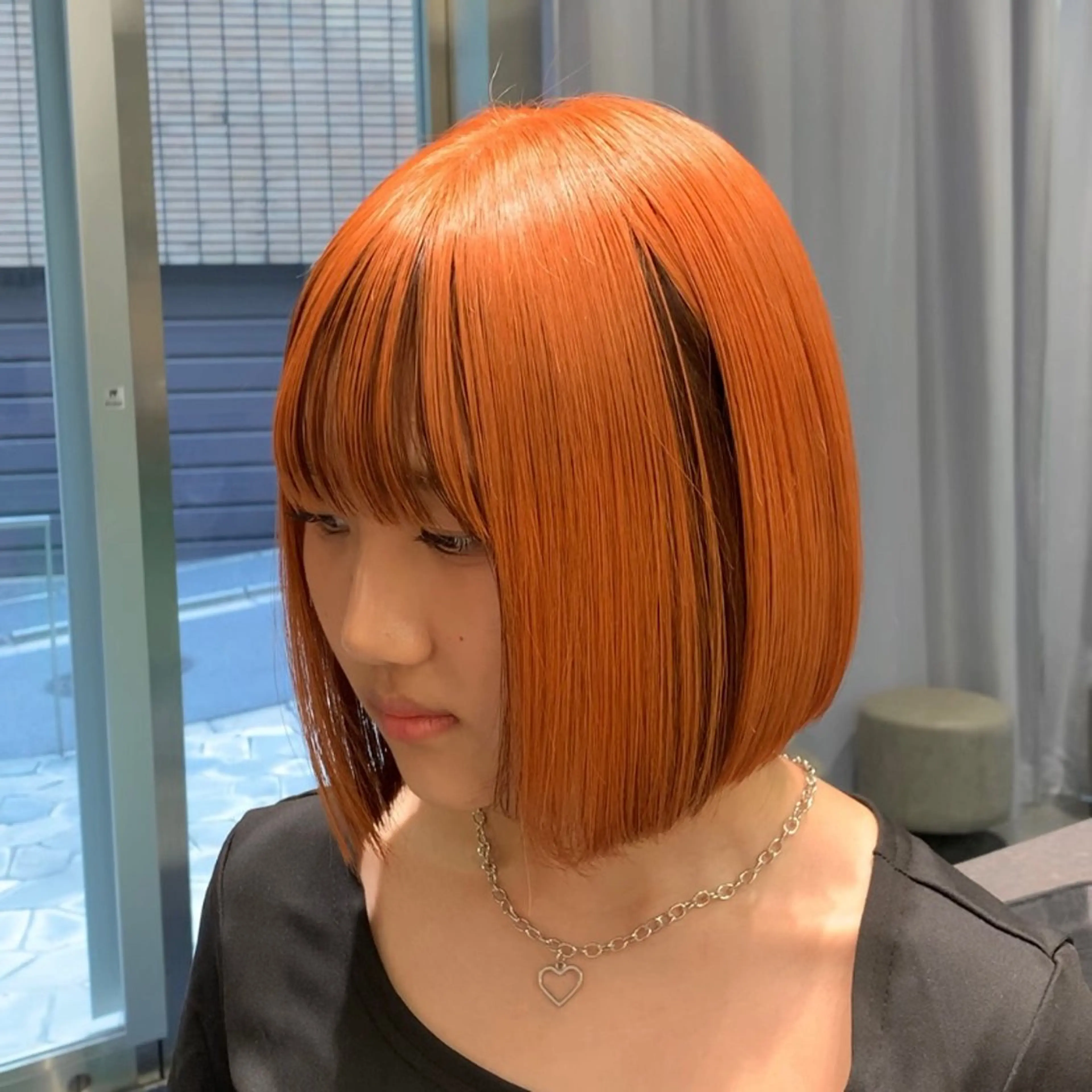 ミディアム カラー れい🫧 ハイトーン特化のヘアスタイル