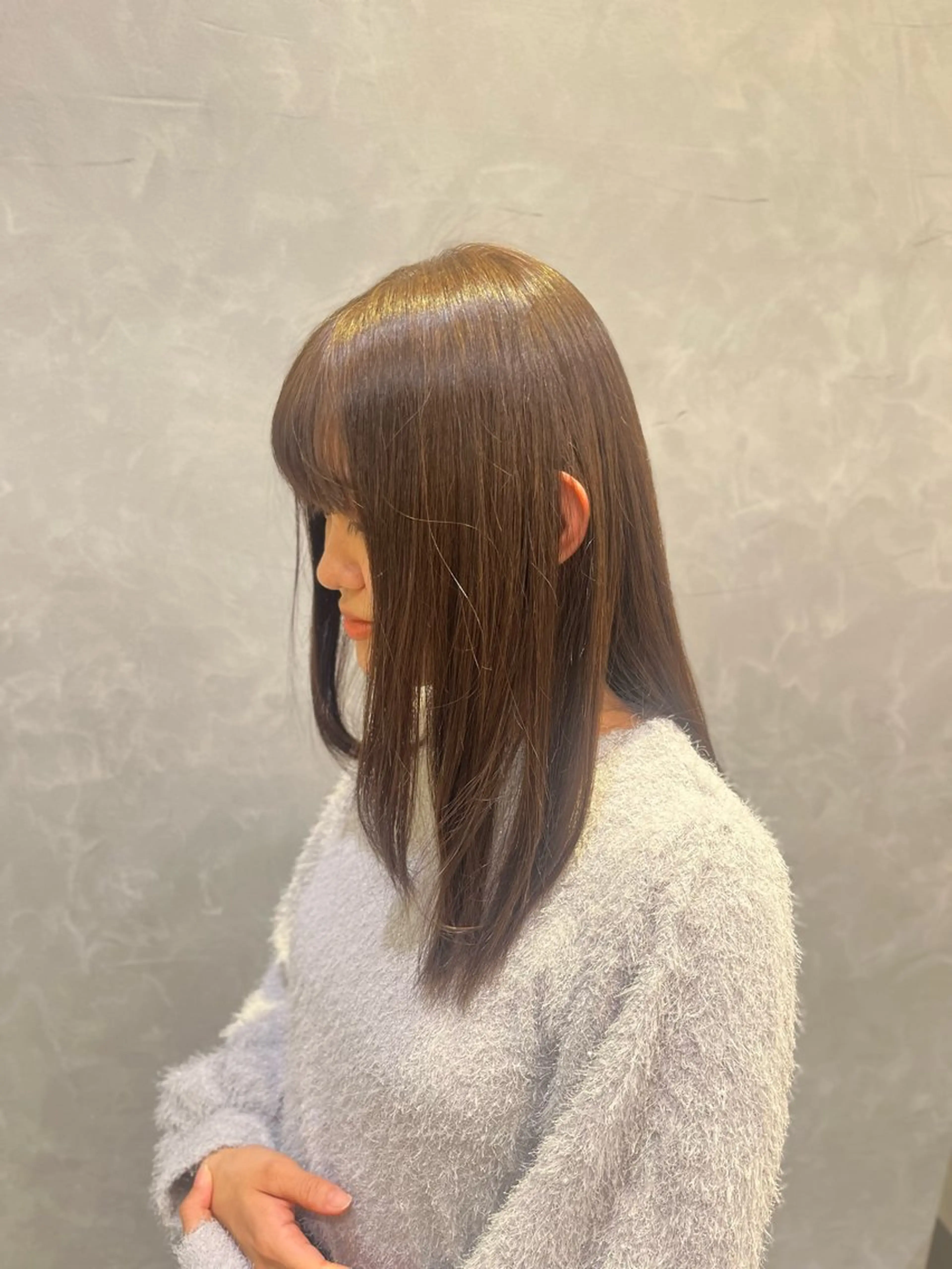 ロング カラー ヘアカラー トリートメント ❄️透明感×艶カラー ❄️Saeのヘアスタイル