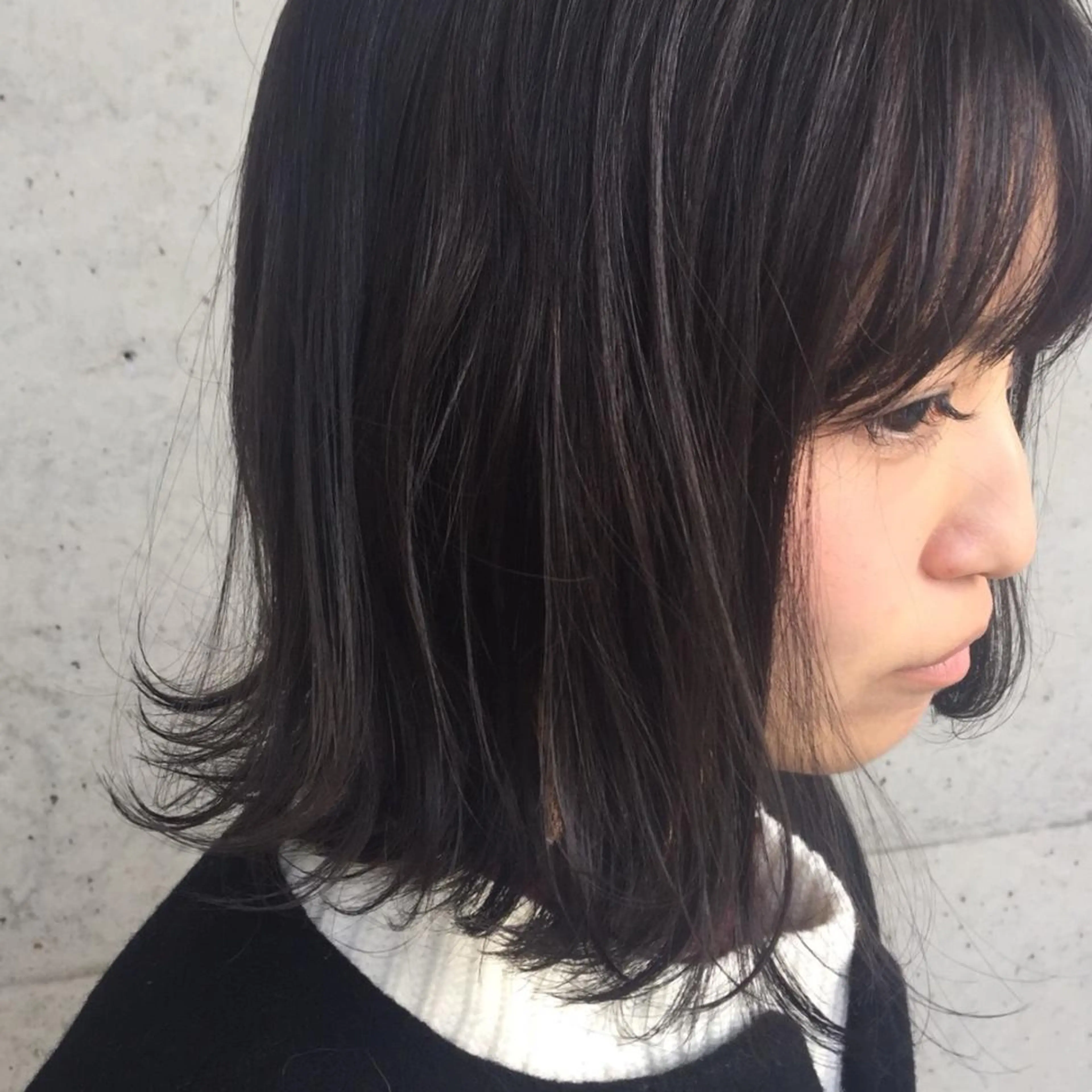 ミディアム カラー 外ハネヘア CIVOLI stylistのヘアスタイル