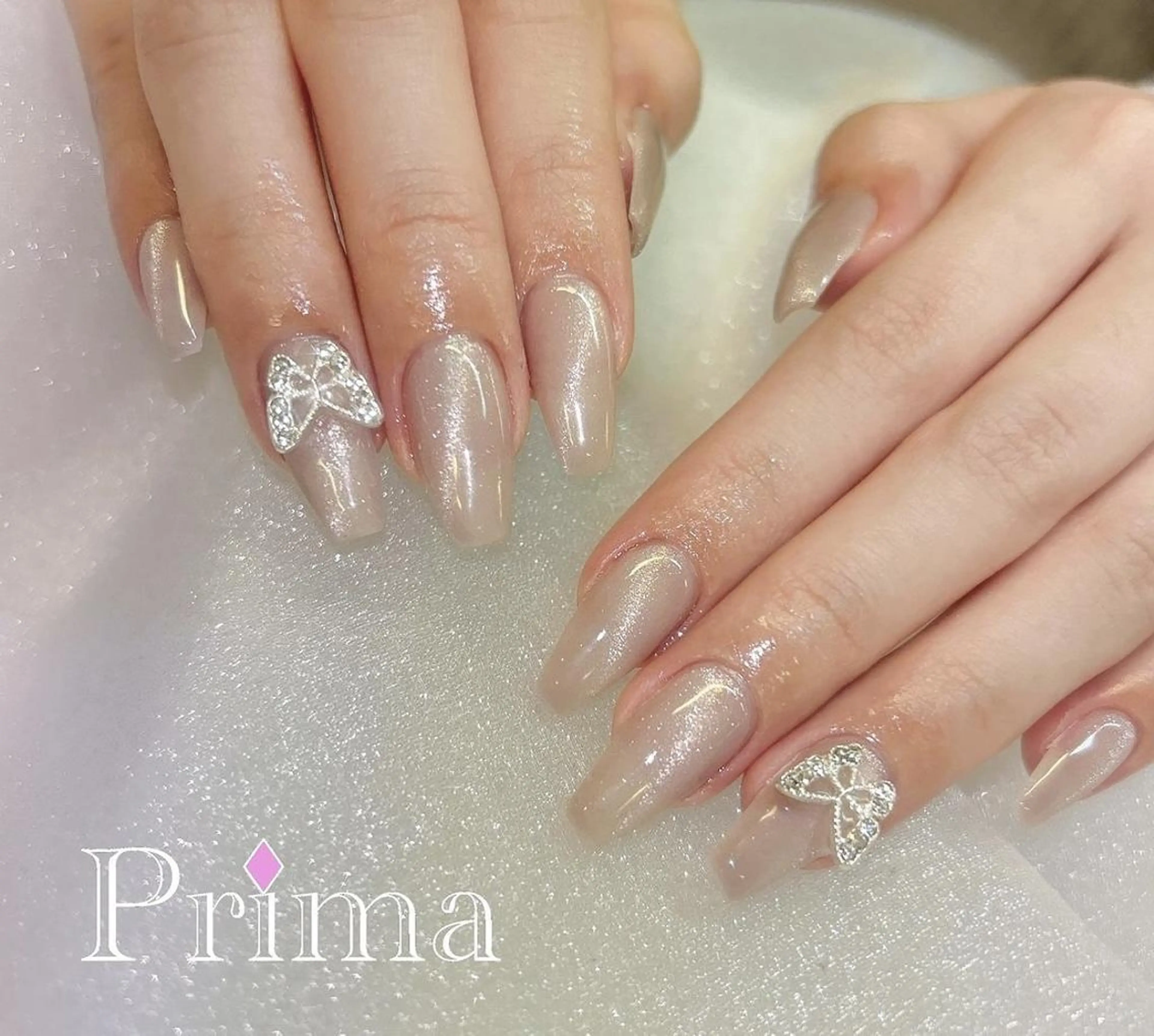 ネイル ジェルネイル オフィスネイル シンプルネイル Prima💎 スカルプ💎アートのネイルデザイン