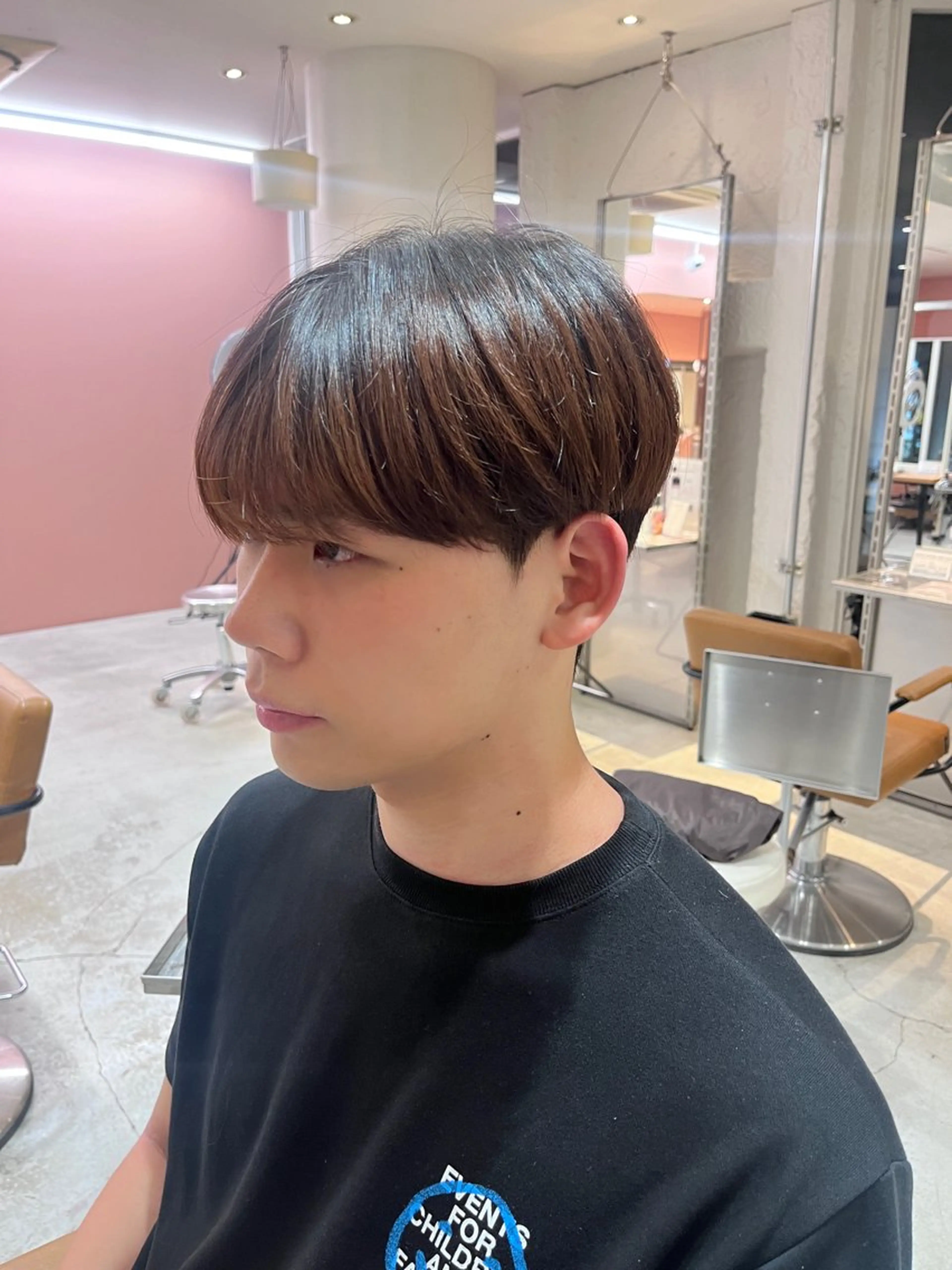 パーマ メンズ カット パーマ 大阪韓国メンズ特化 LUNAのヘアスタイル