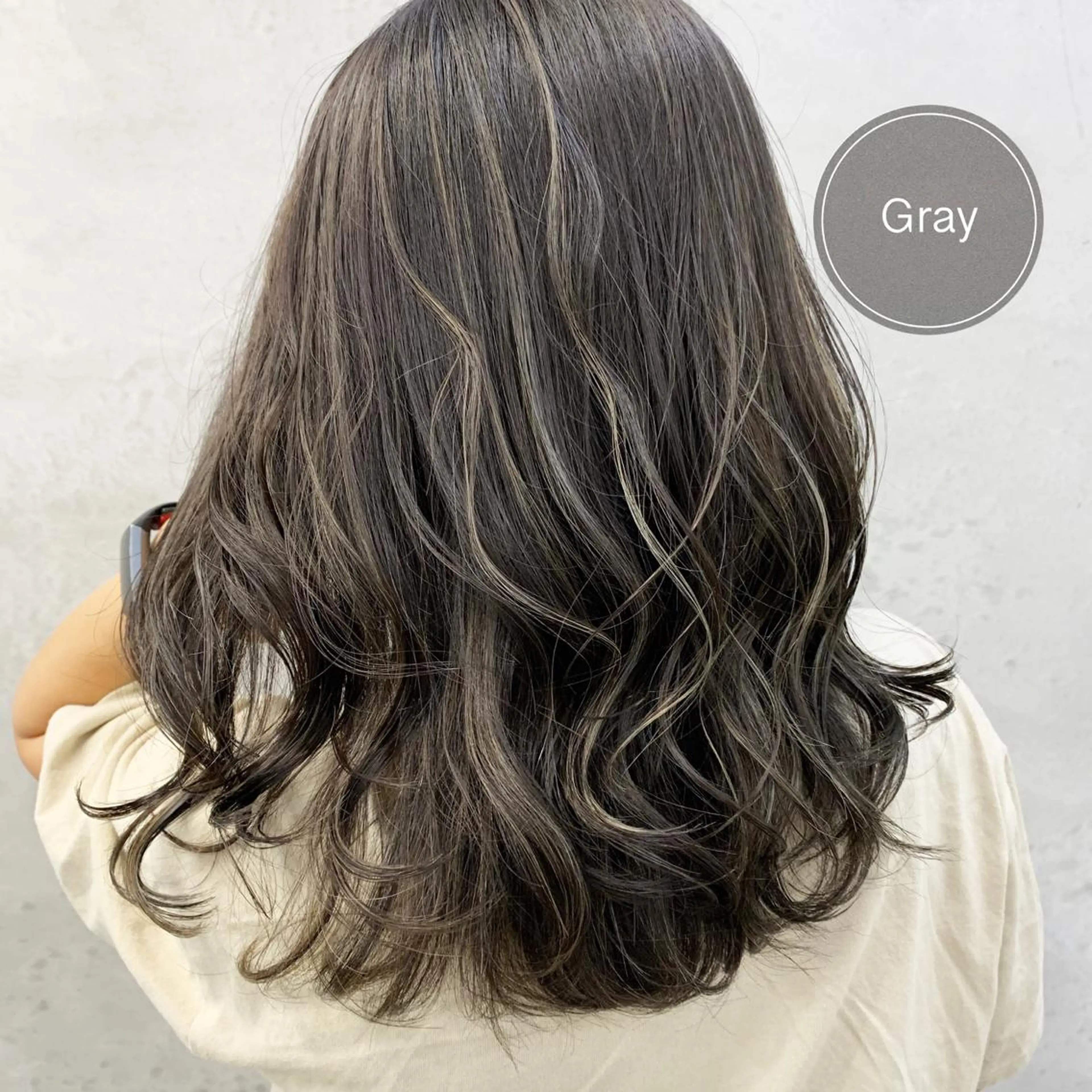 ミディアム カラー ヘアアレンジ 北間 寛哉のヘアスタイル
