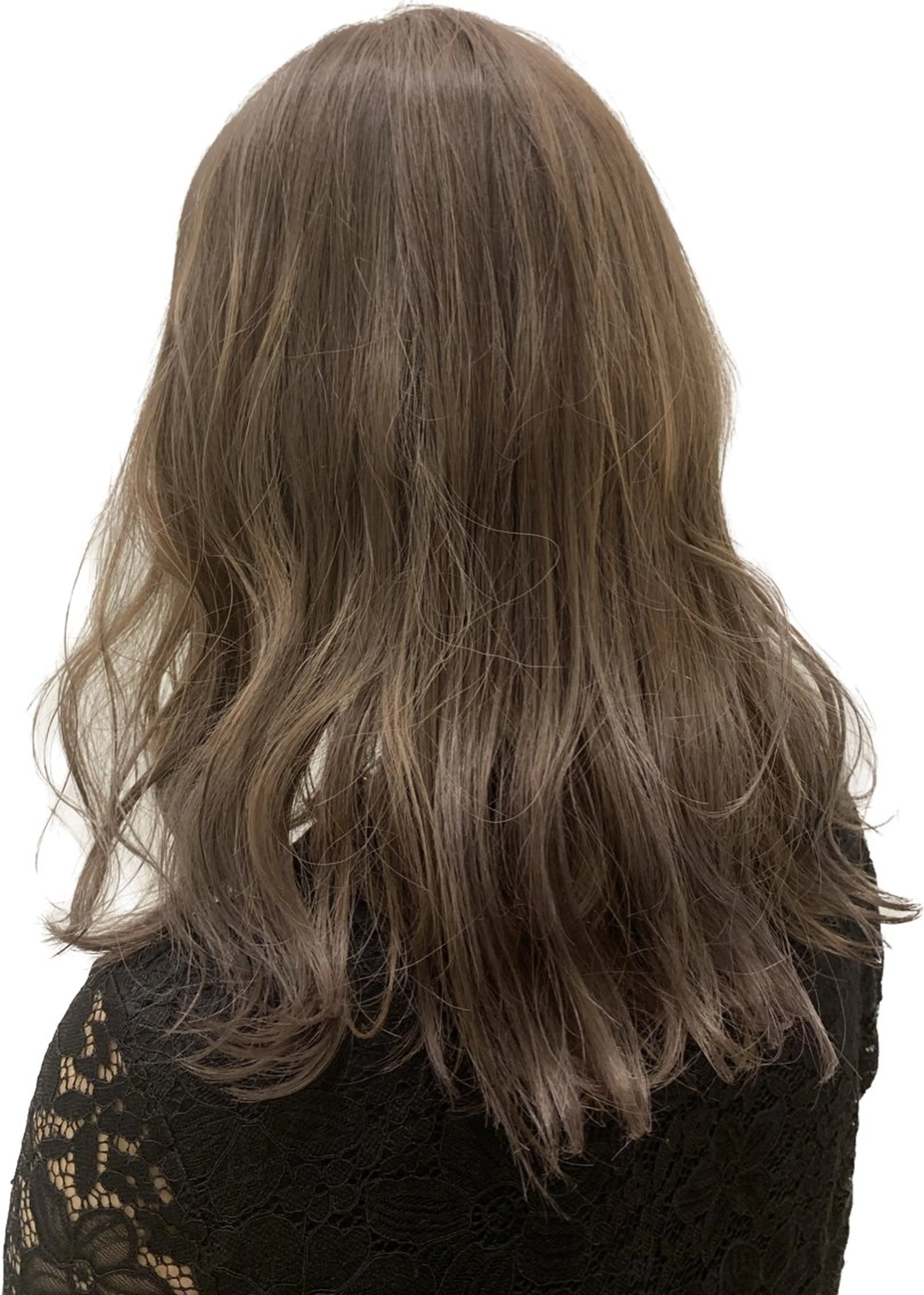 ロング カラー ヘアアレンジ ヘアセット ミドウチ アヤカのヘアスタイル