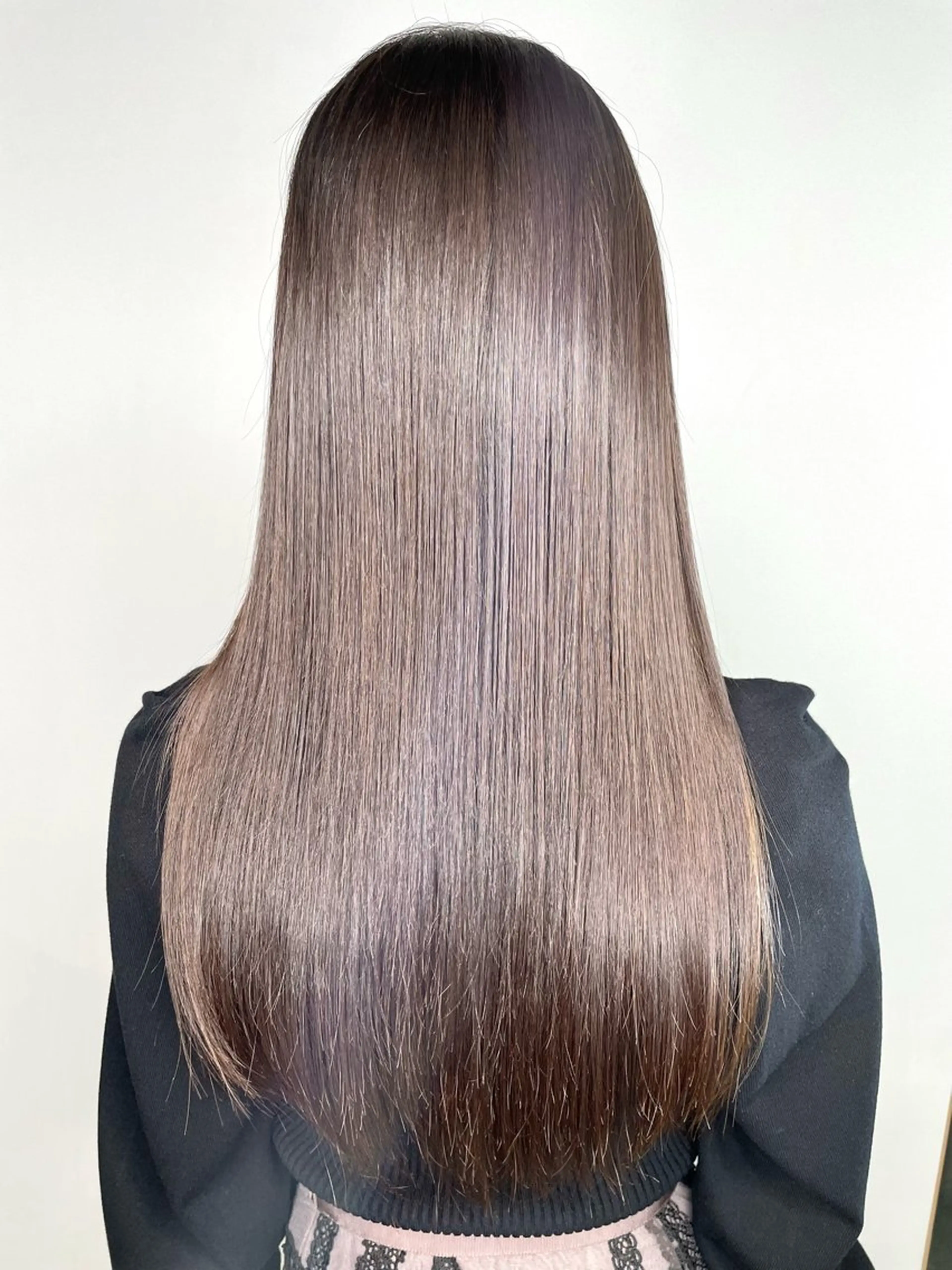 ロング カラー ブラウンカラー ロング 縮毛矯正 トリートメント ヘアカラー 縮毛矯正 トリートメント (h)wim rinのヘアスタイル