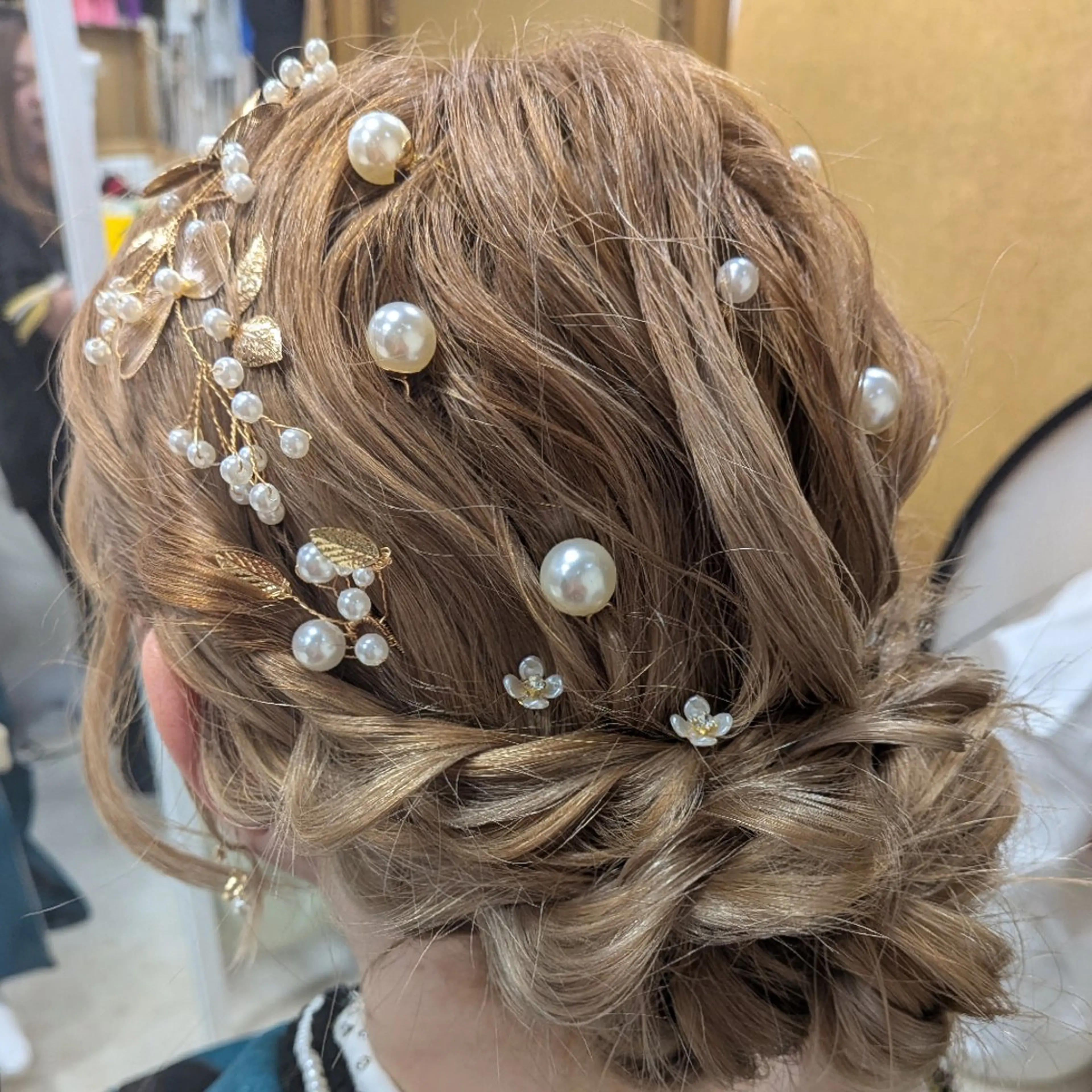 セミロング ヘアアレンジ 小林 梨香のヘアスタイル