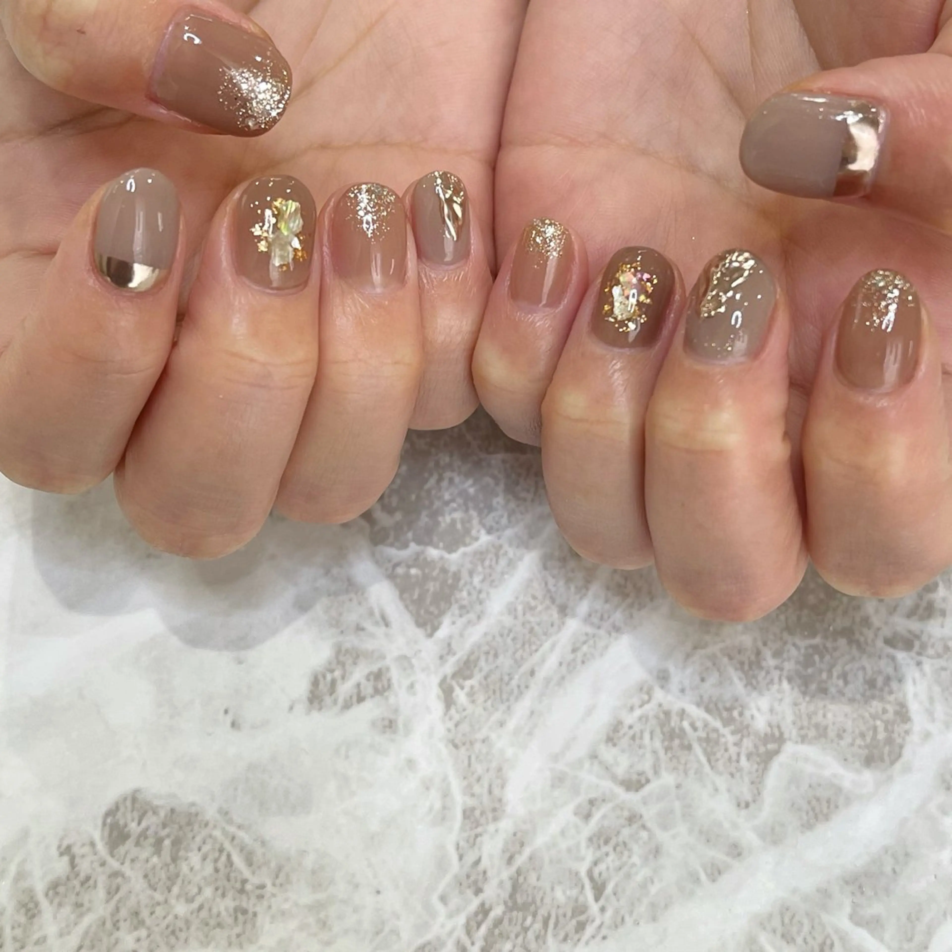 ネイル ハンドネイル r'e blanc wakaのネイルデザイン