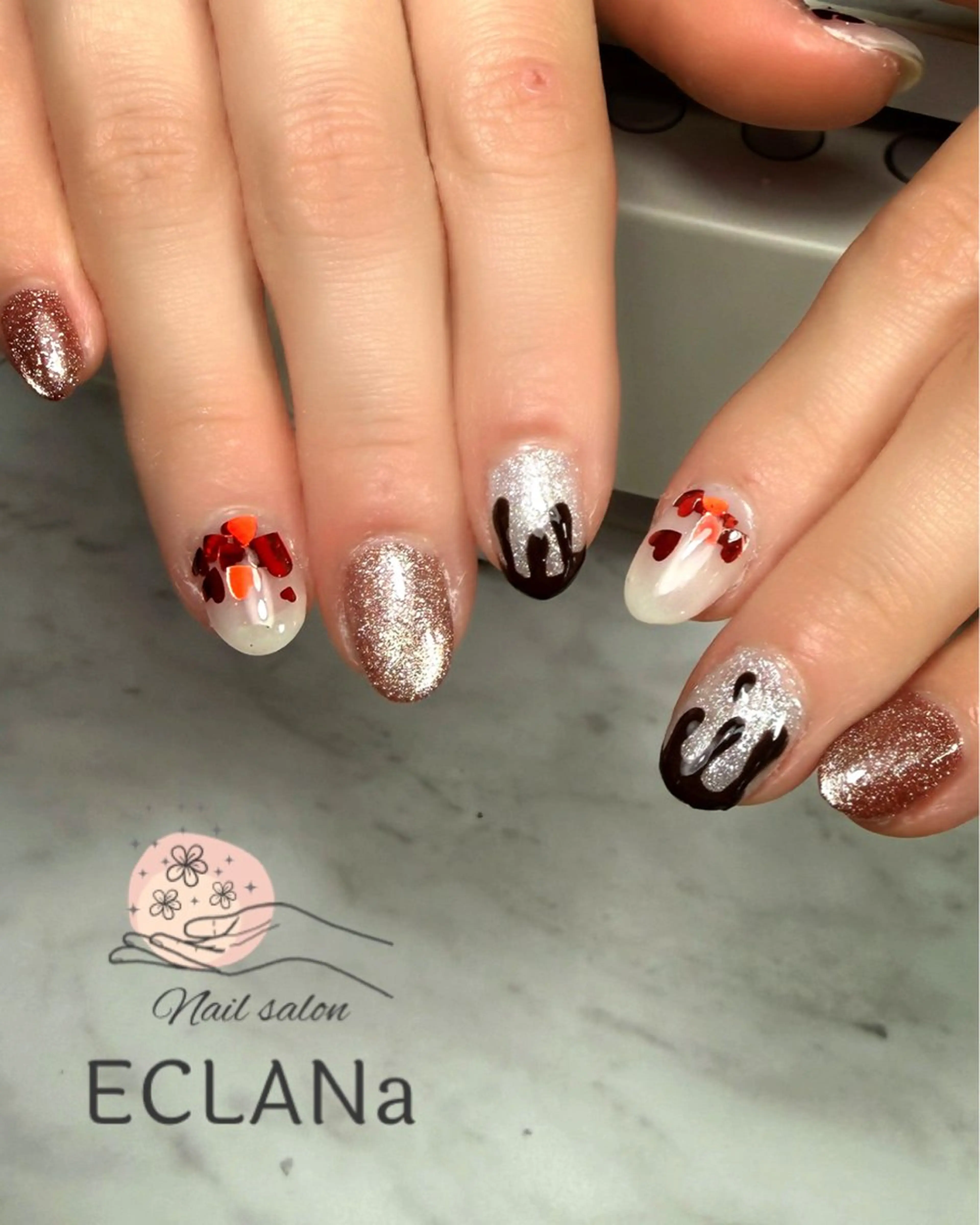 ネイル ハンドネイル Nail salon ECLANaのネイルデザイン