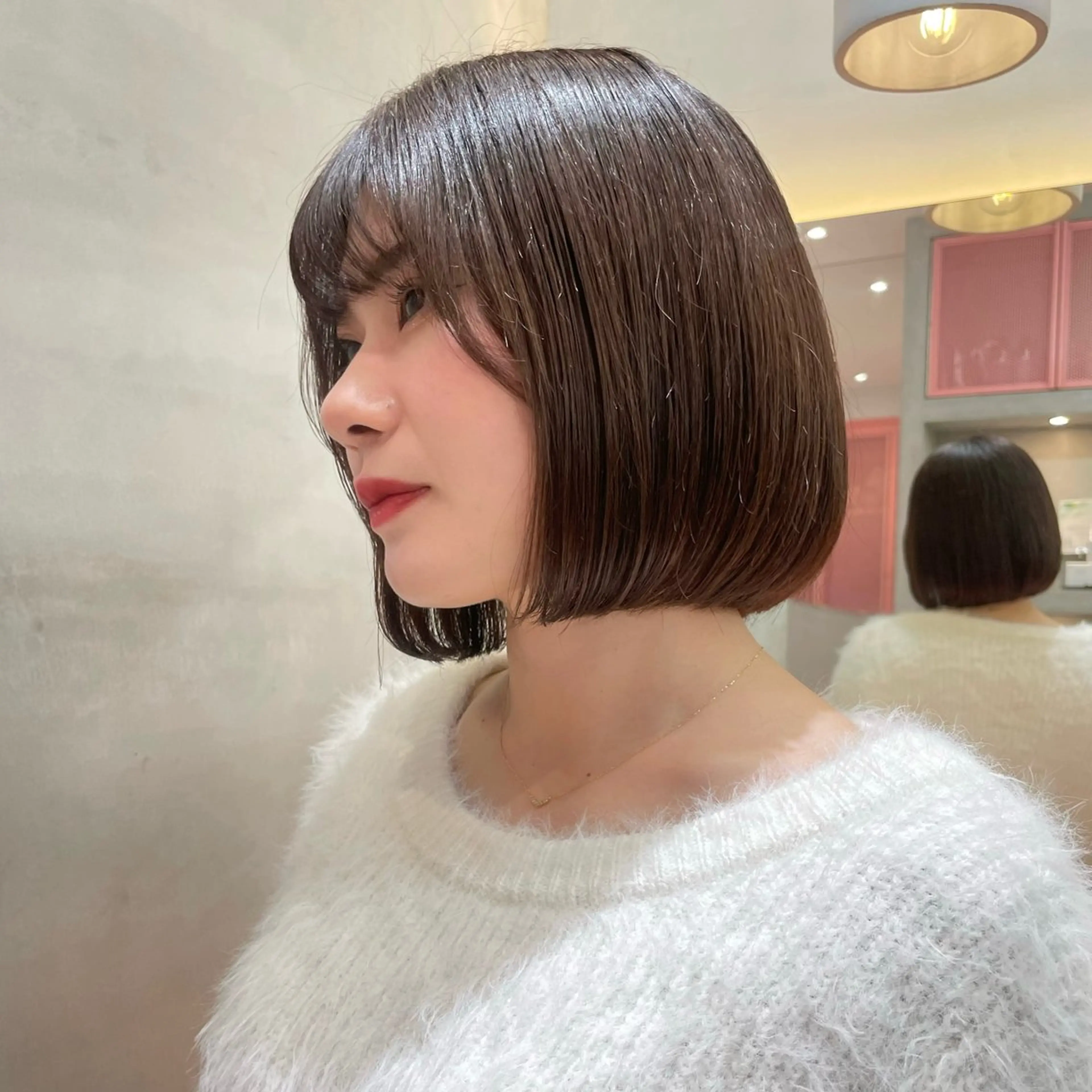 ショート Misaki /ボブ/縮毛矯正のヘアスタイル