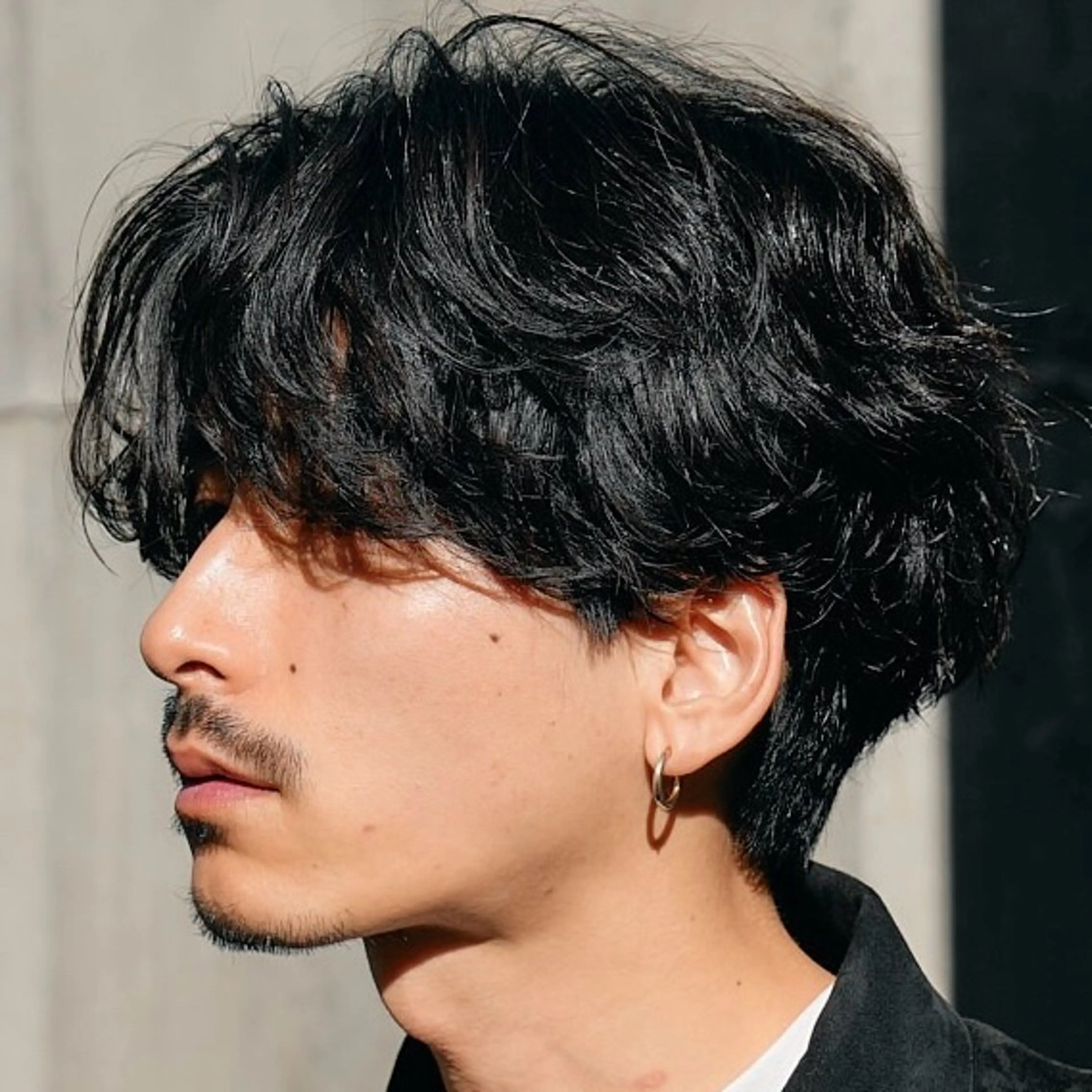 ショート パーマ メンズ カット パーマ 丸山 哲史のヘアスタイル