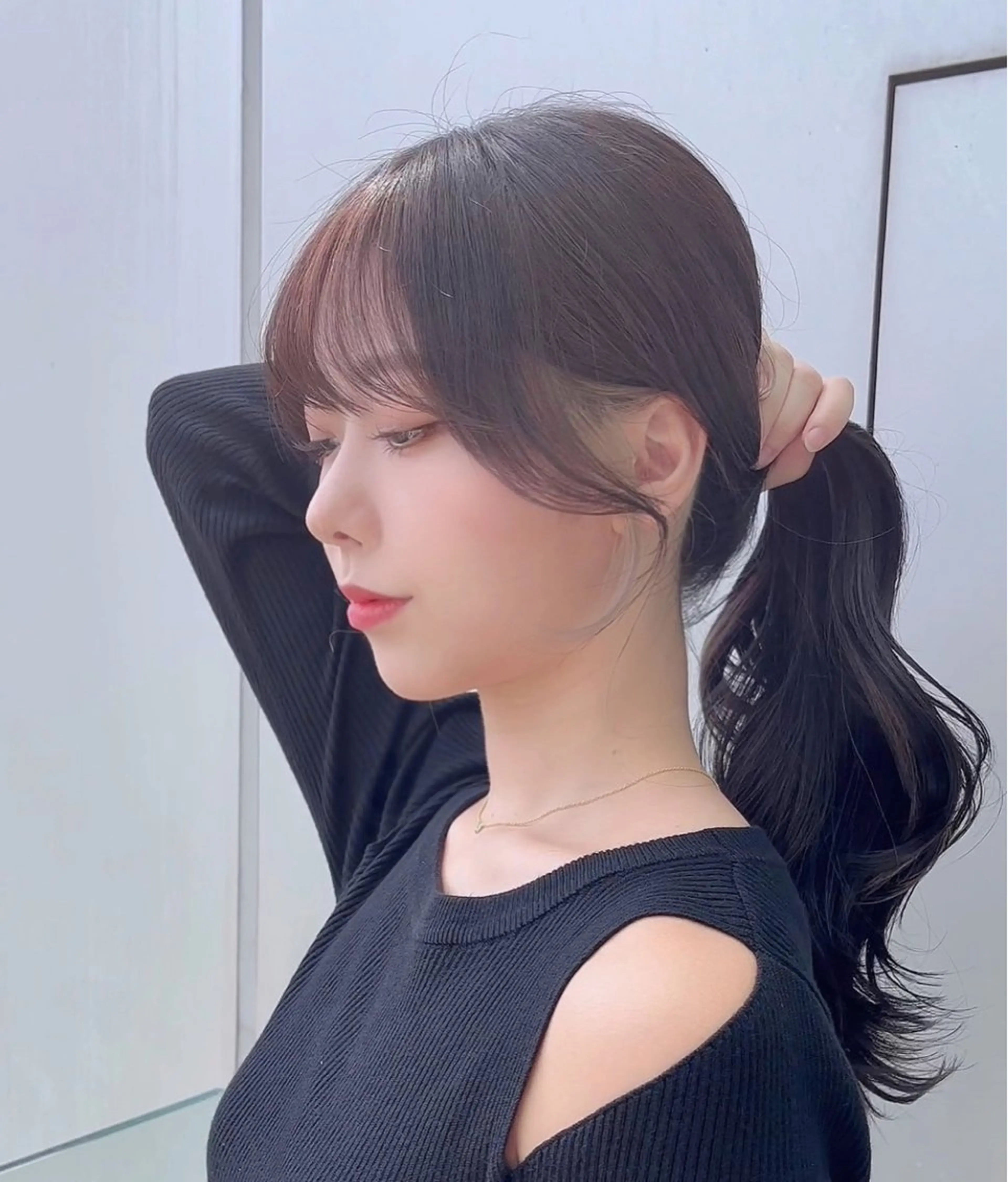 セミロング カラー カット ヘアカラー トリートメント 🌫️大人韓国ヘア 🌫️naoyaのヘアスタイル