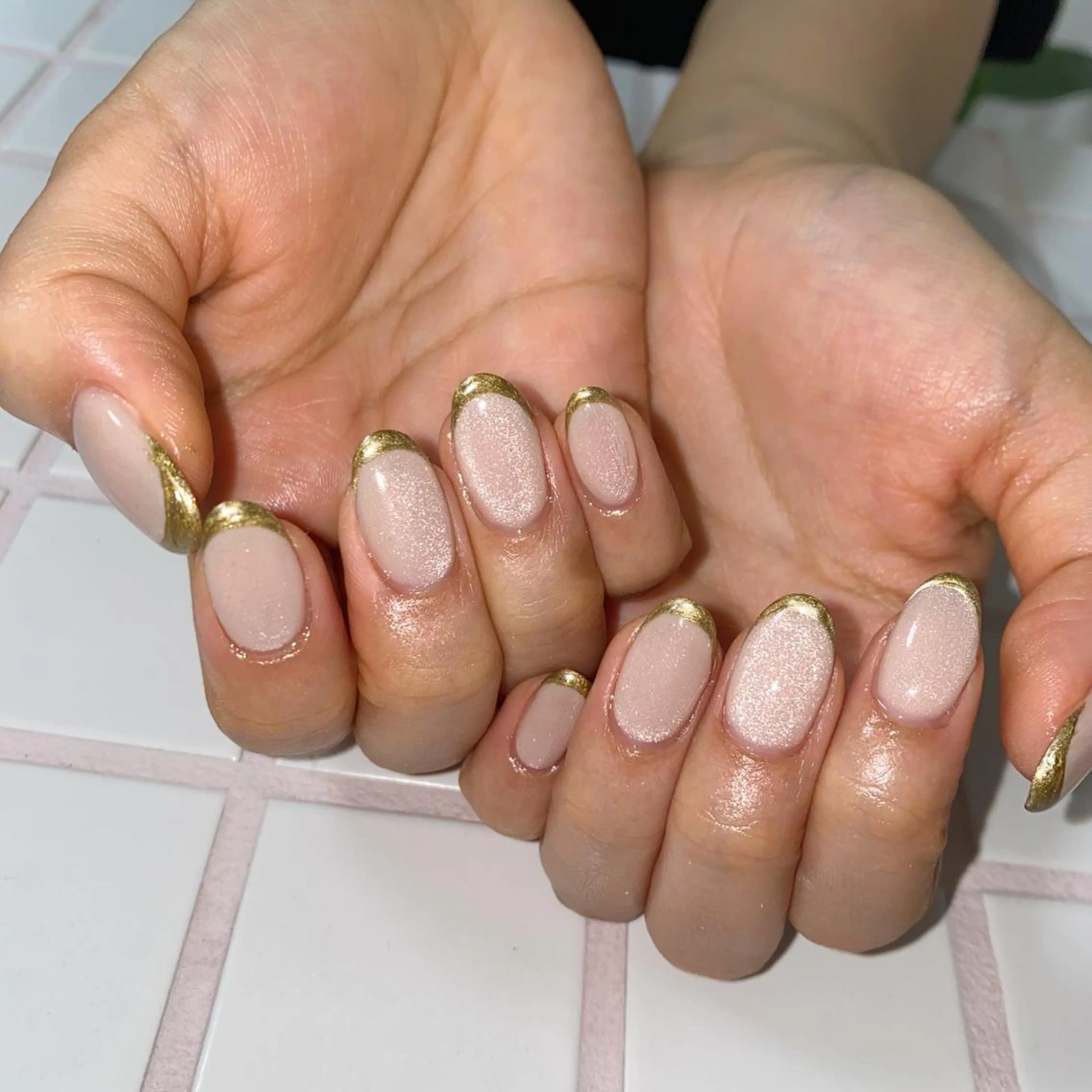 ネイル アートネイル オーロラネイル フレンチネイル 氷ネイル・うるうるネイル マグネットネイル ハンドネイル Nail by Licorneのネイルデザイン