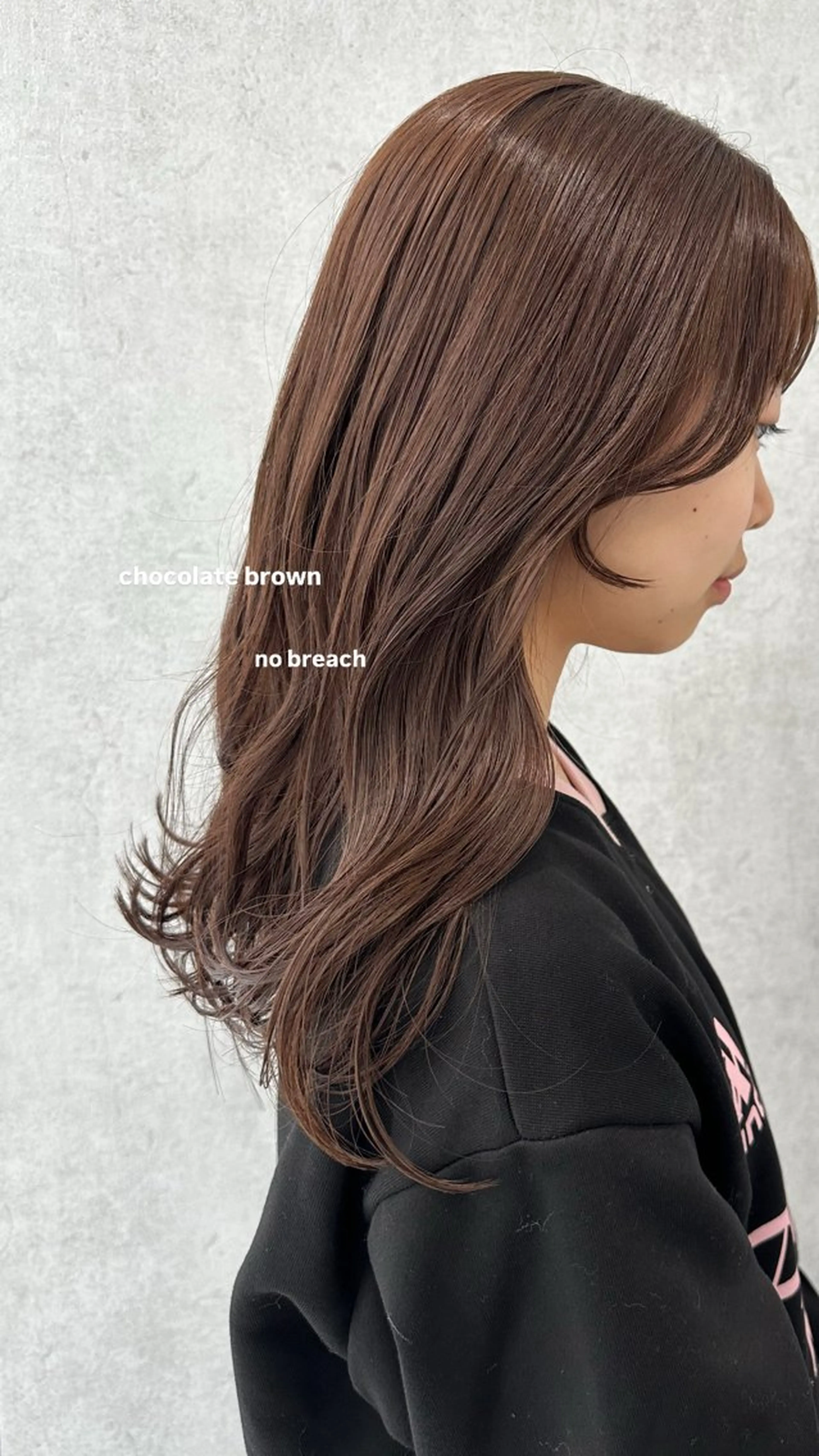 セミロング カラー v-lab studio所属・韓国レイヤーカット/ 艶カラー/ noaのヘアスタイル