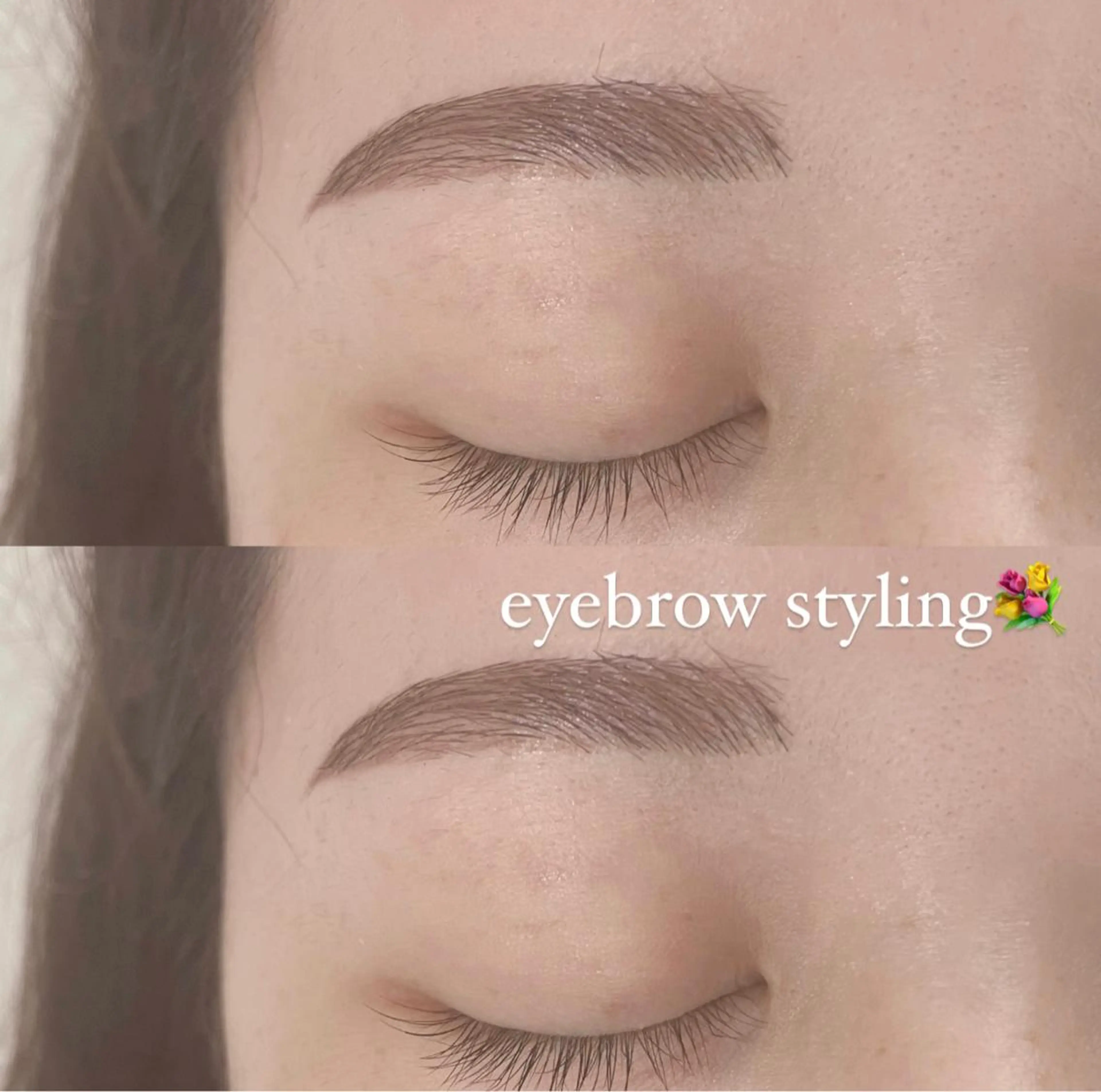 アイブロウ 似合わせ ワンホン 束感まつ毛 西本町のマツエク・マツパデザイン