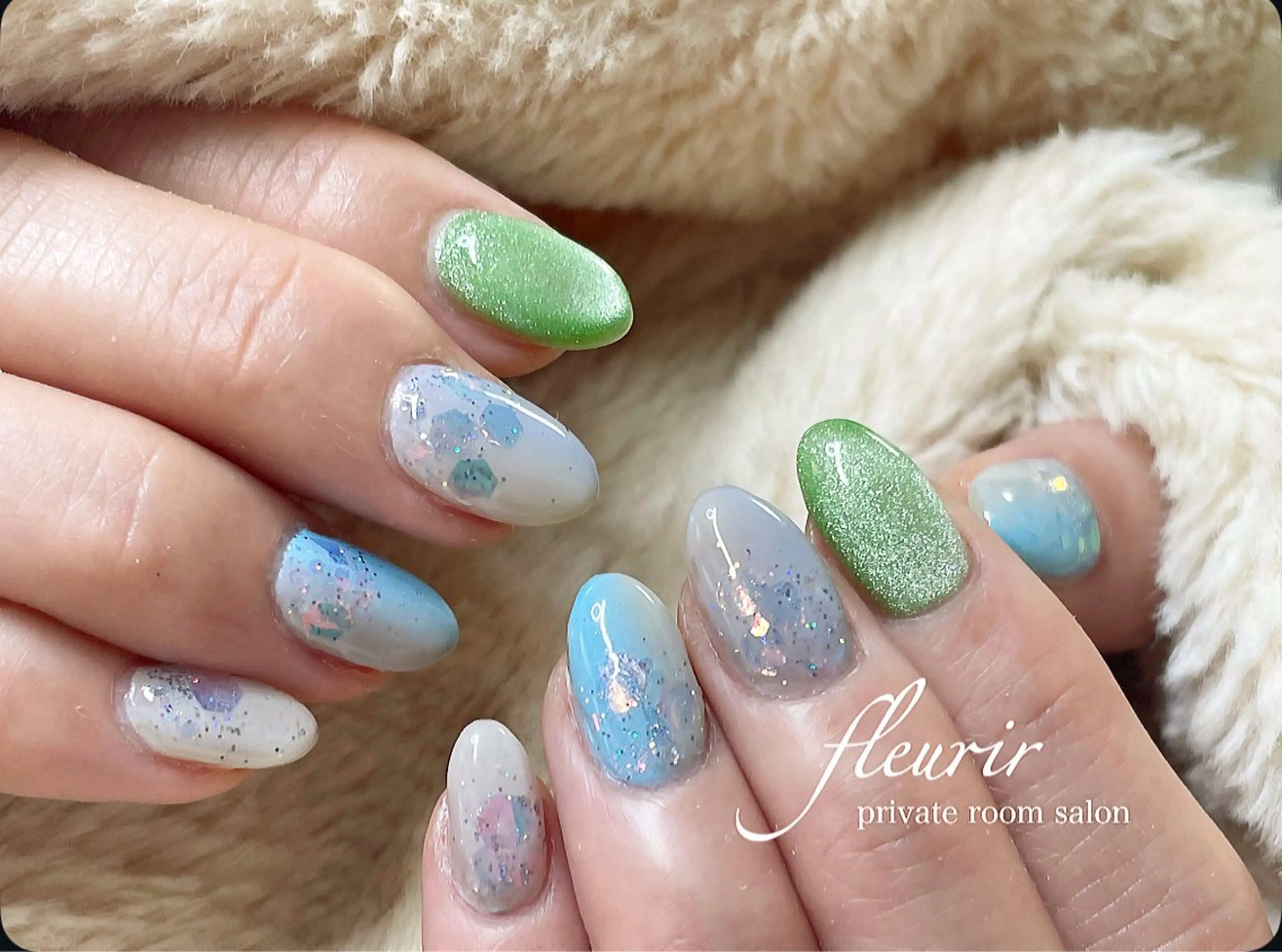 ネイル フルリール 【プライベートサロンのネイルデザイン