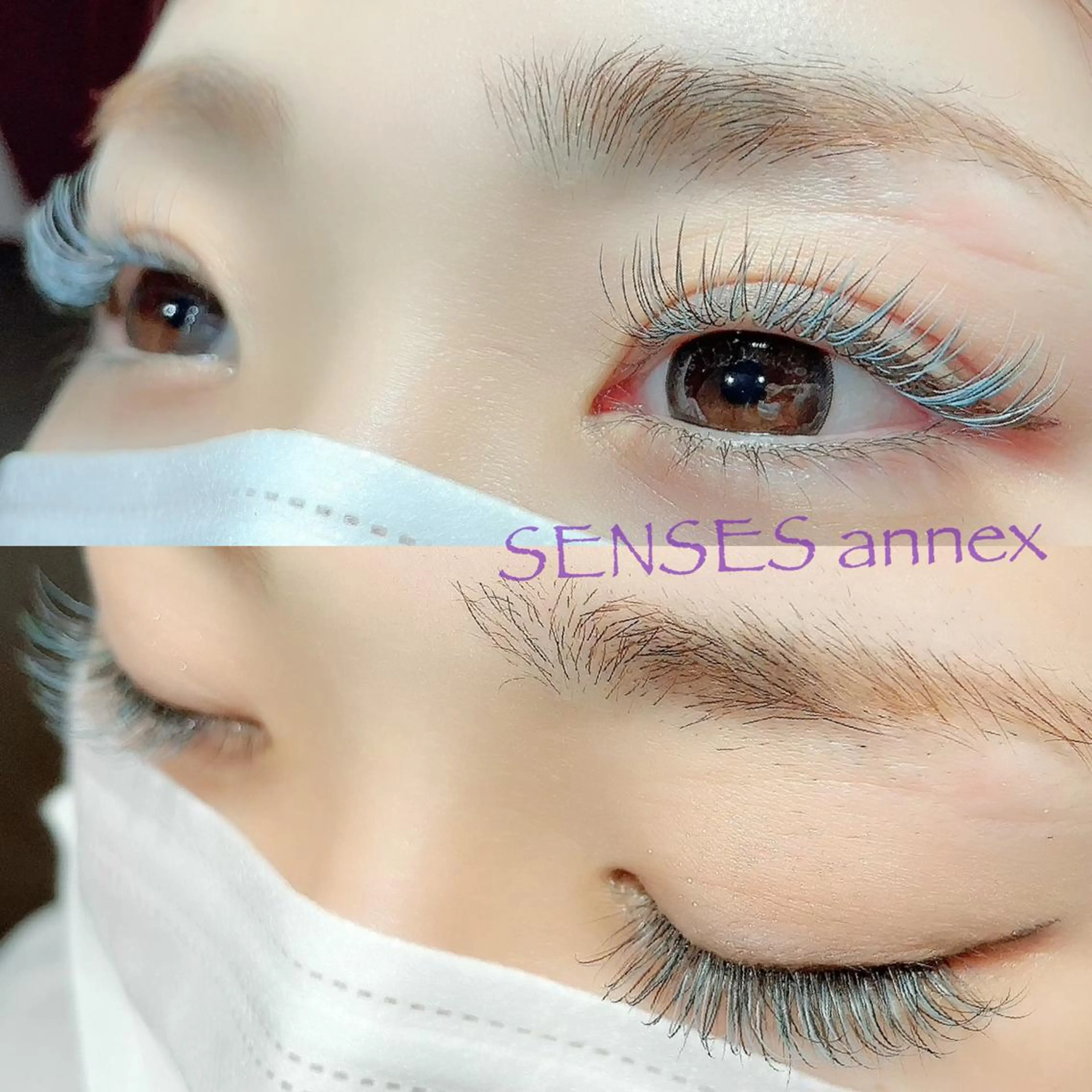 マツエク・マツパ カラーマツエク マツエク SENSES_ WAKAのマツエク・マツパデザイン