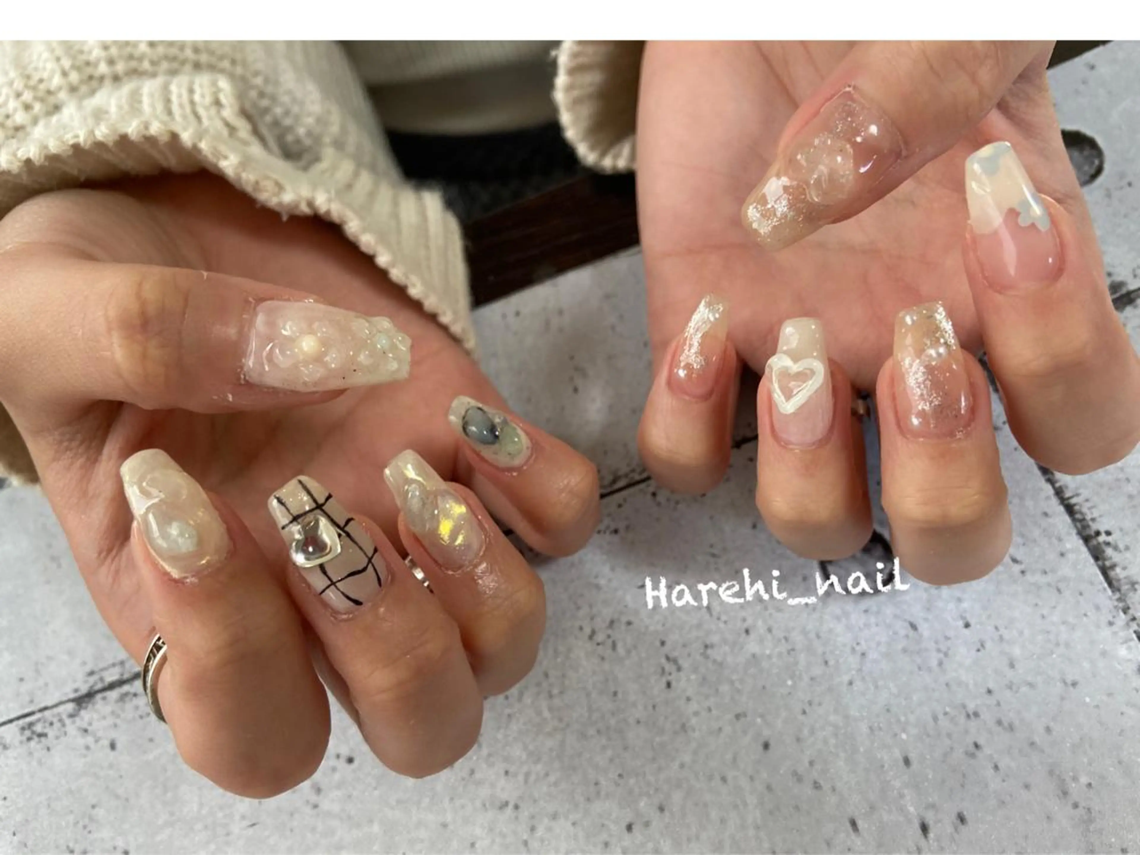ネイル ハンドネイル Harehi_ nailのネイルデザイン