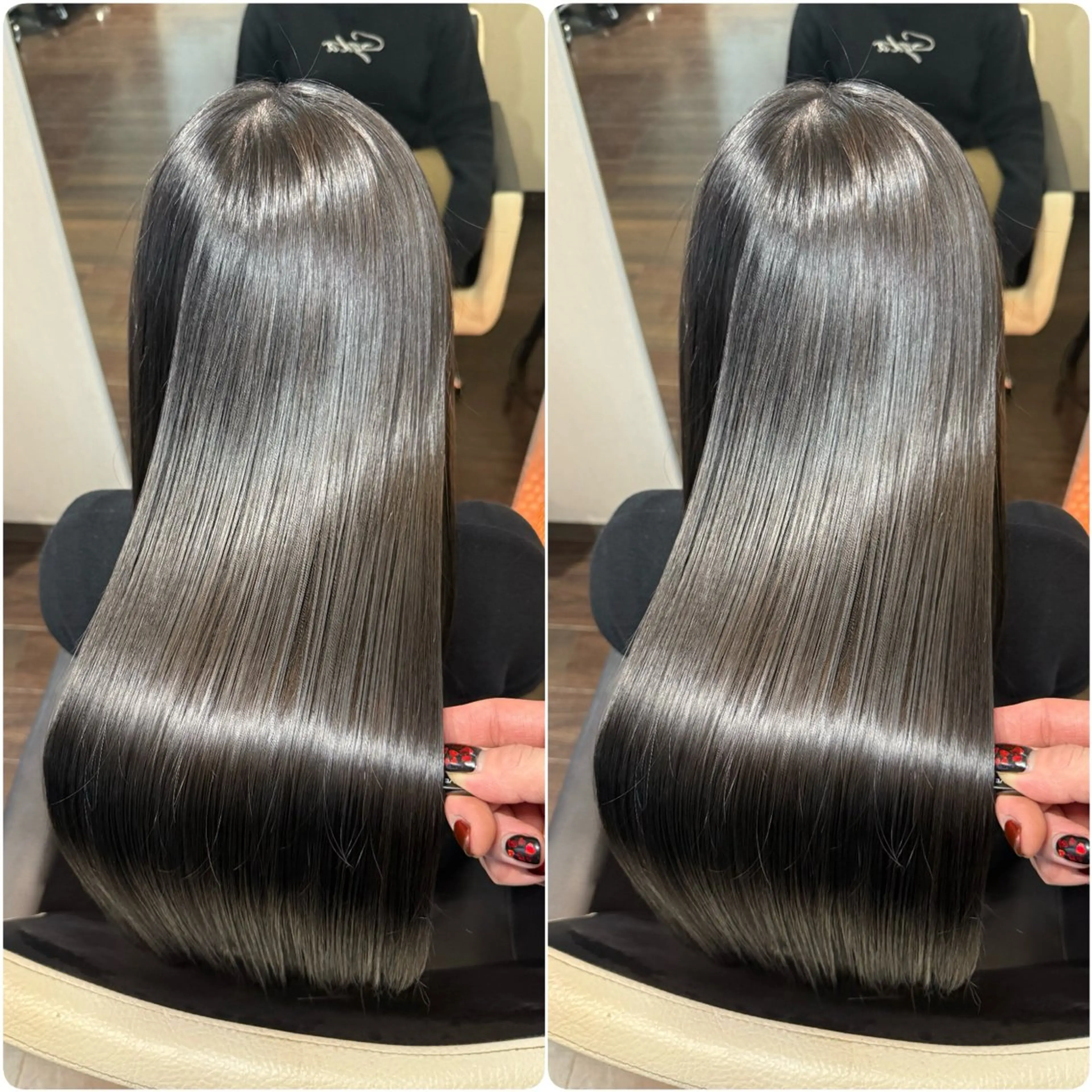 ロング カラー カット ヘアカラー トリートメント ヘッドスパ youres hair 髪質改善トリートメント&ヘッドスパ 新宿EAST所属・🌹ULTOWA🌹 髪質改善/縮毛/店長のヘアスタイル