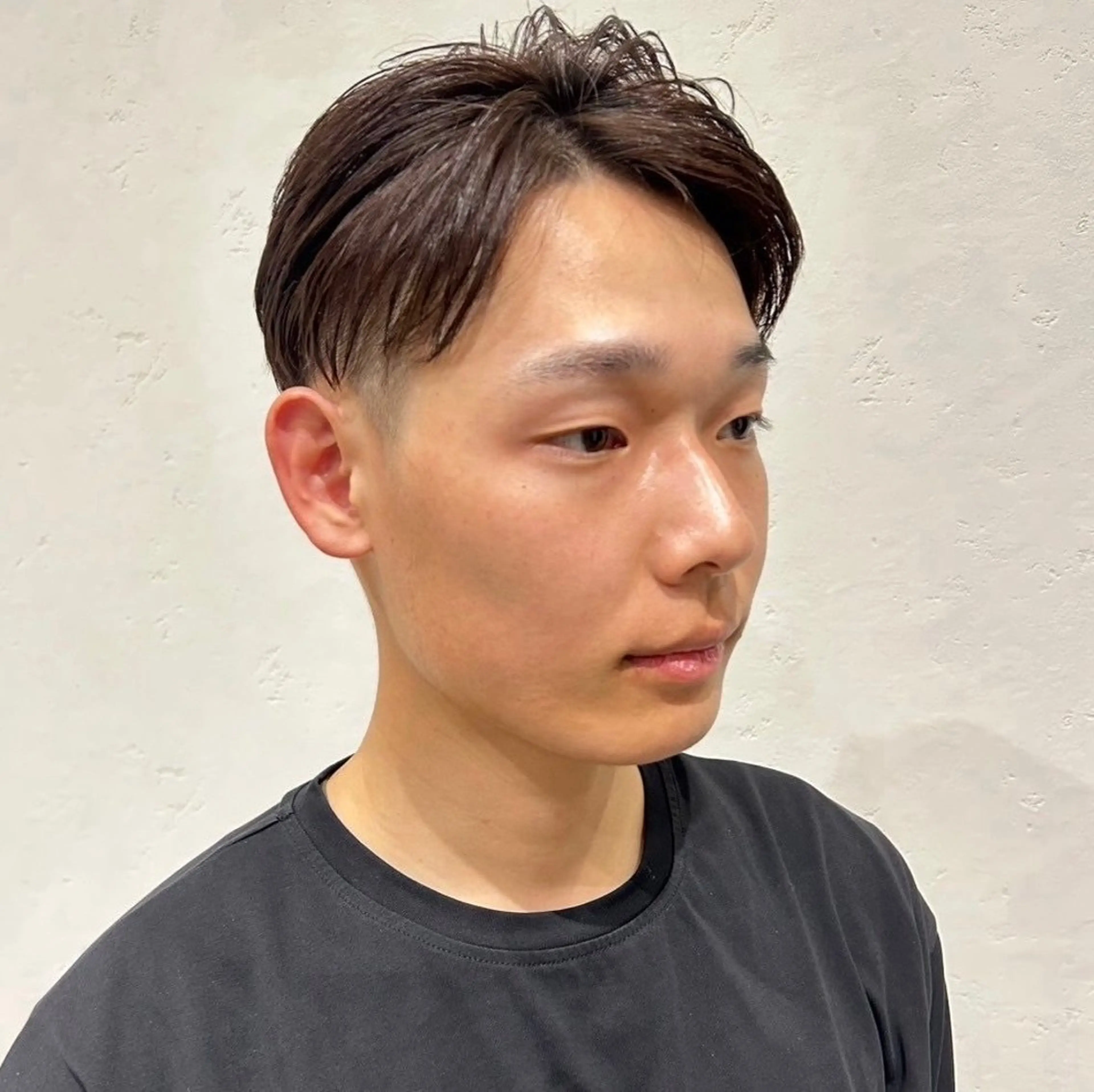 メンズ センターパート マッシュ メンズパーマ スパイキーショート ツーブロック 🍒中川葵久美🍒 レイヤー/メンズのヘアスタイル