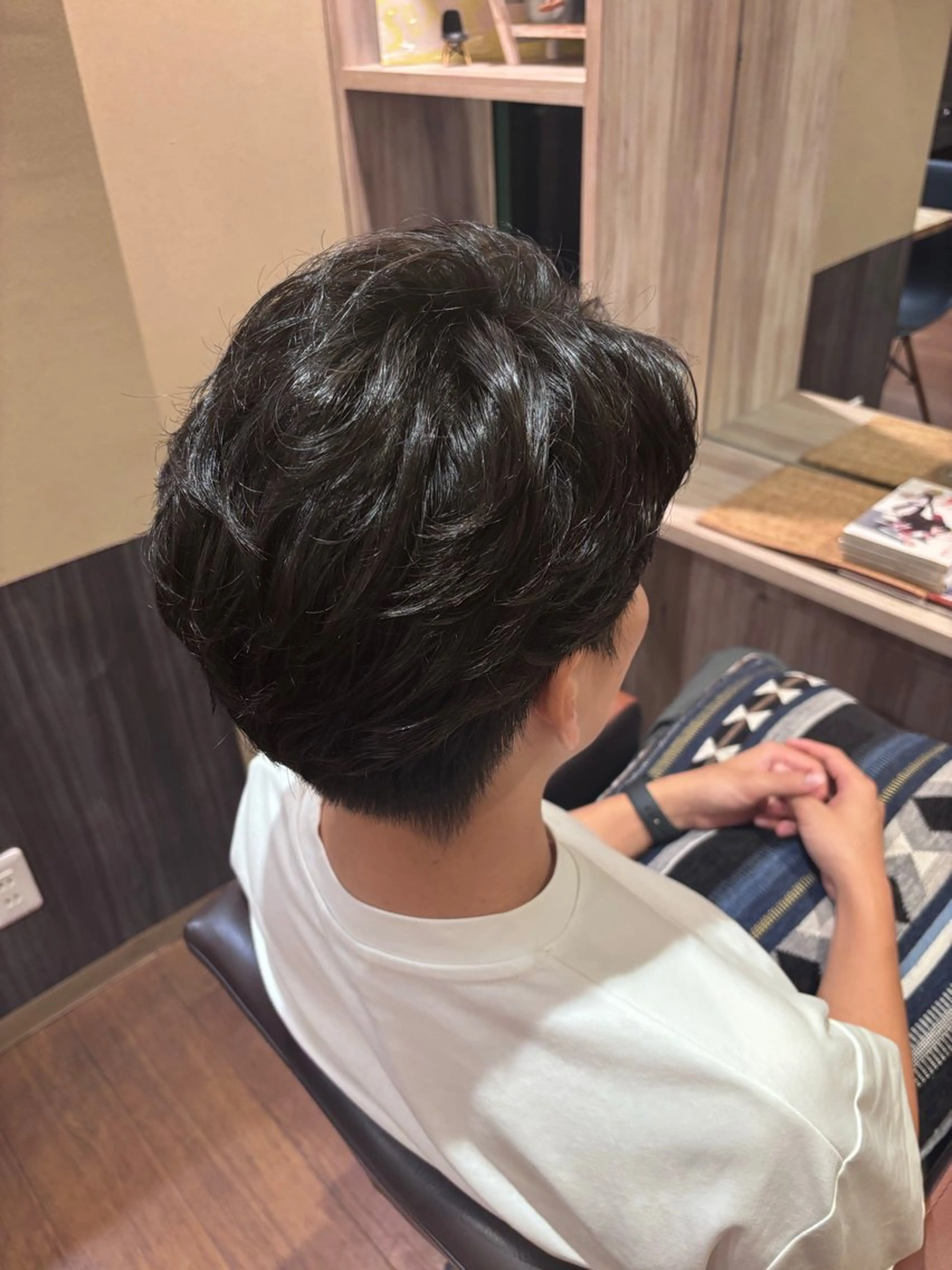 ショート パーマ メンズ 齋藤 瑞樹のヘアスタイル
