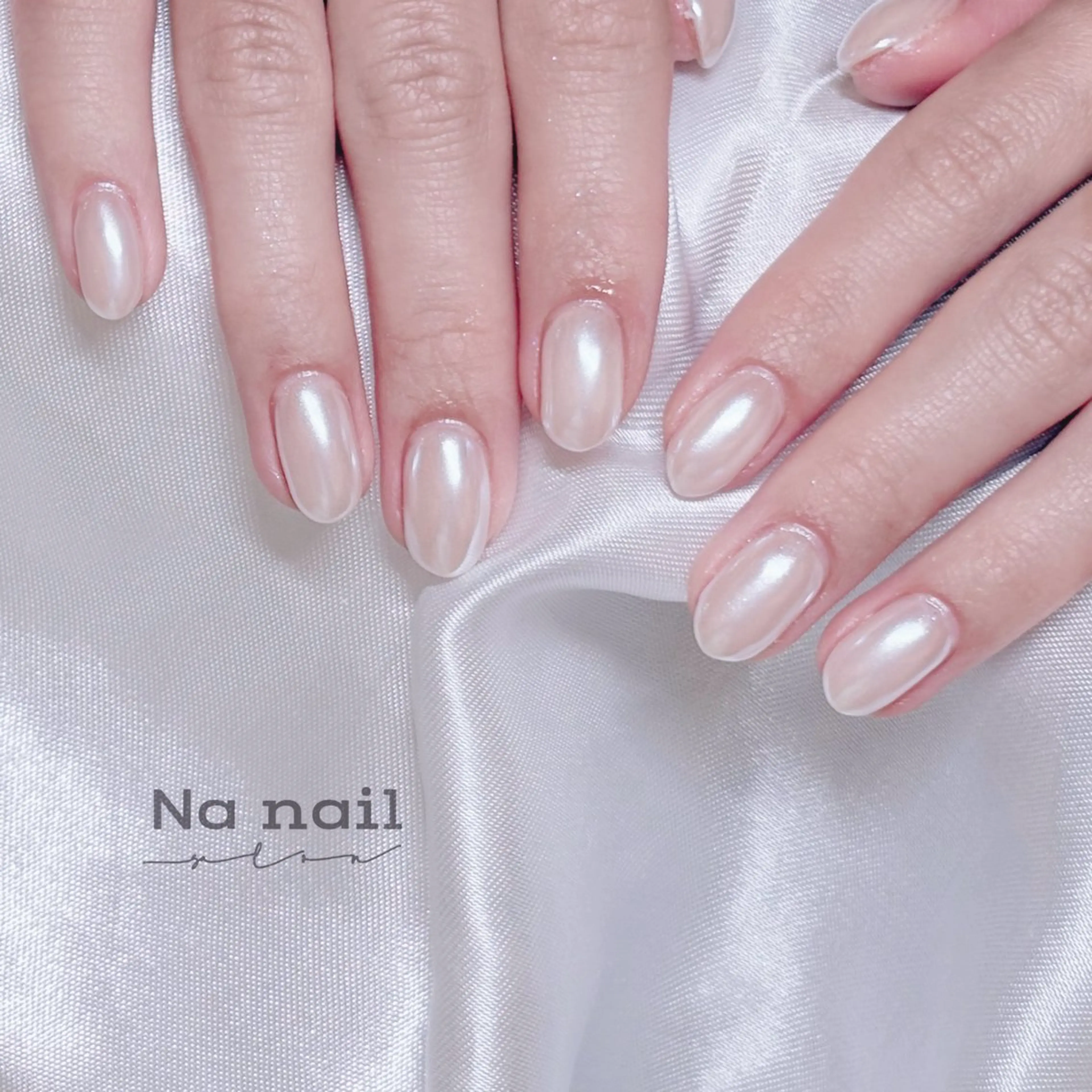 ネイル ジェルネイル ホワイト CC Nail 高田馬場のネイルデザイン