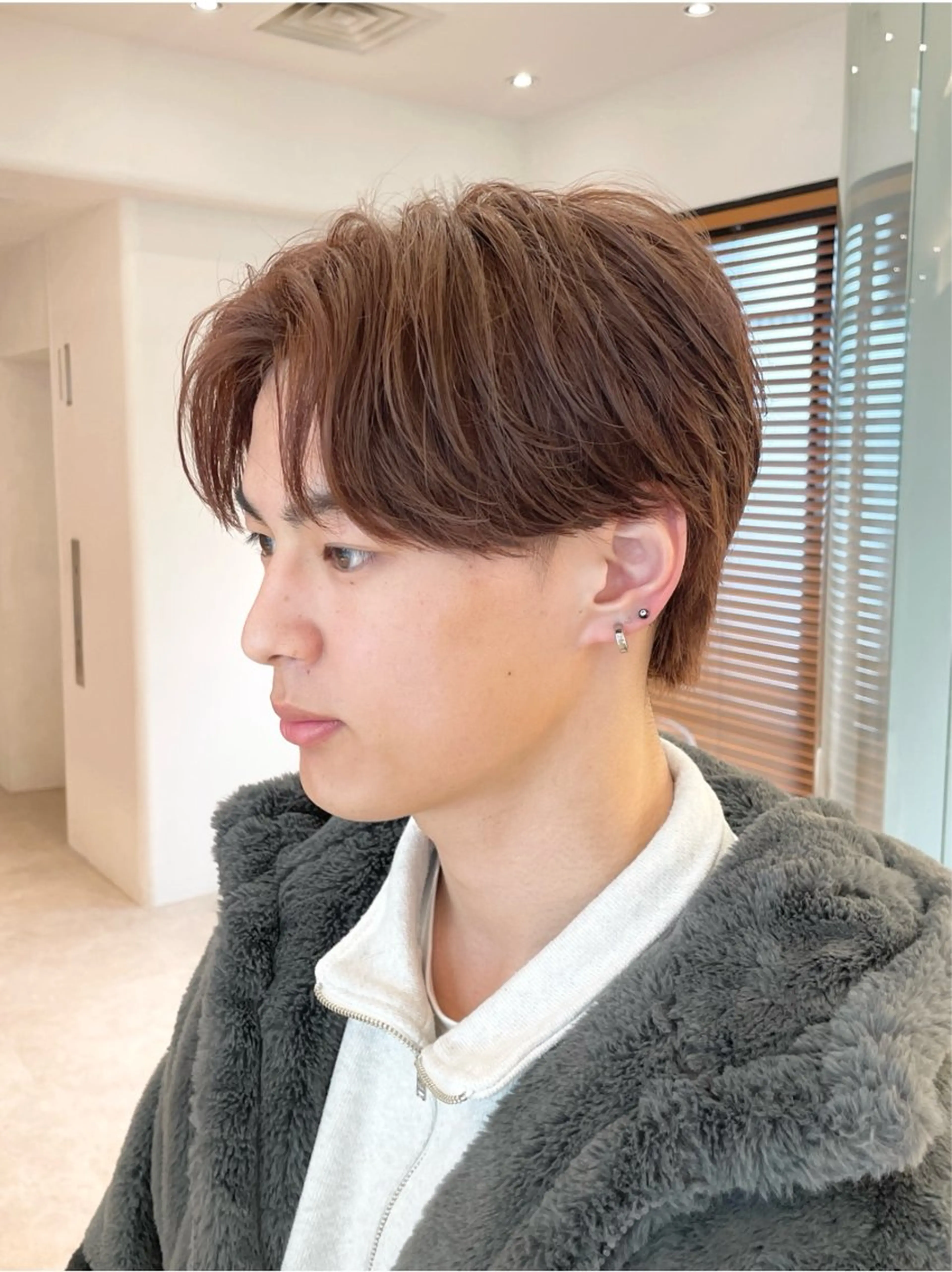 パーマ メンズ メンズパーマ 波巻きパーマ ニュアンスパーマ 田中航平/渋谷ボブ/ レイヤーボブのヘアスタイル