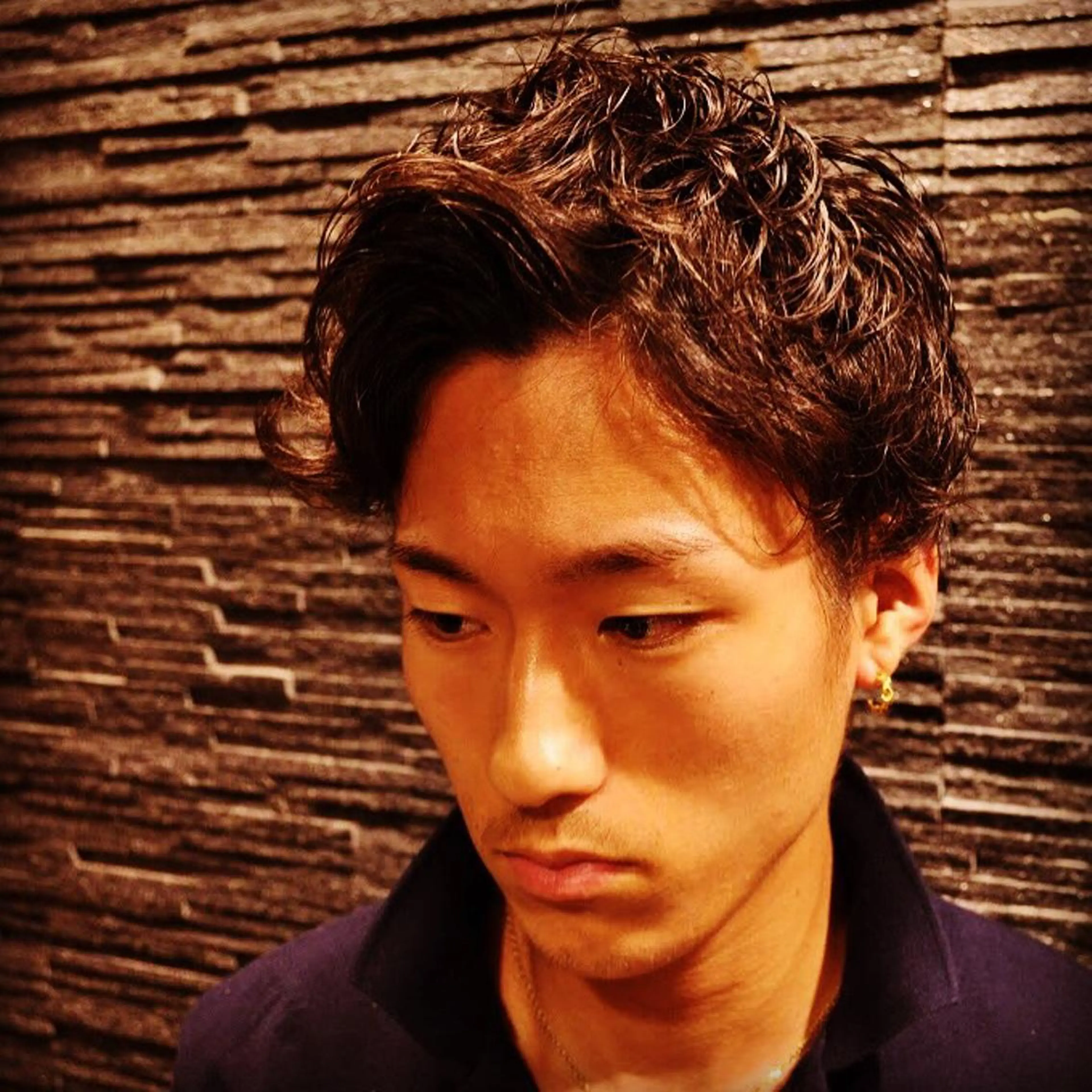 ミディアム 佐藤 康太のヘアスタイル