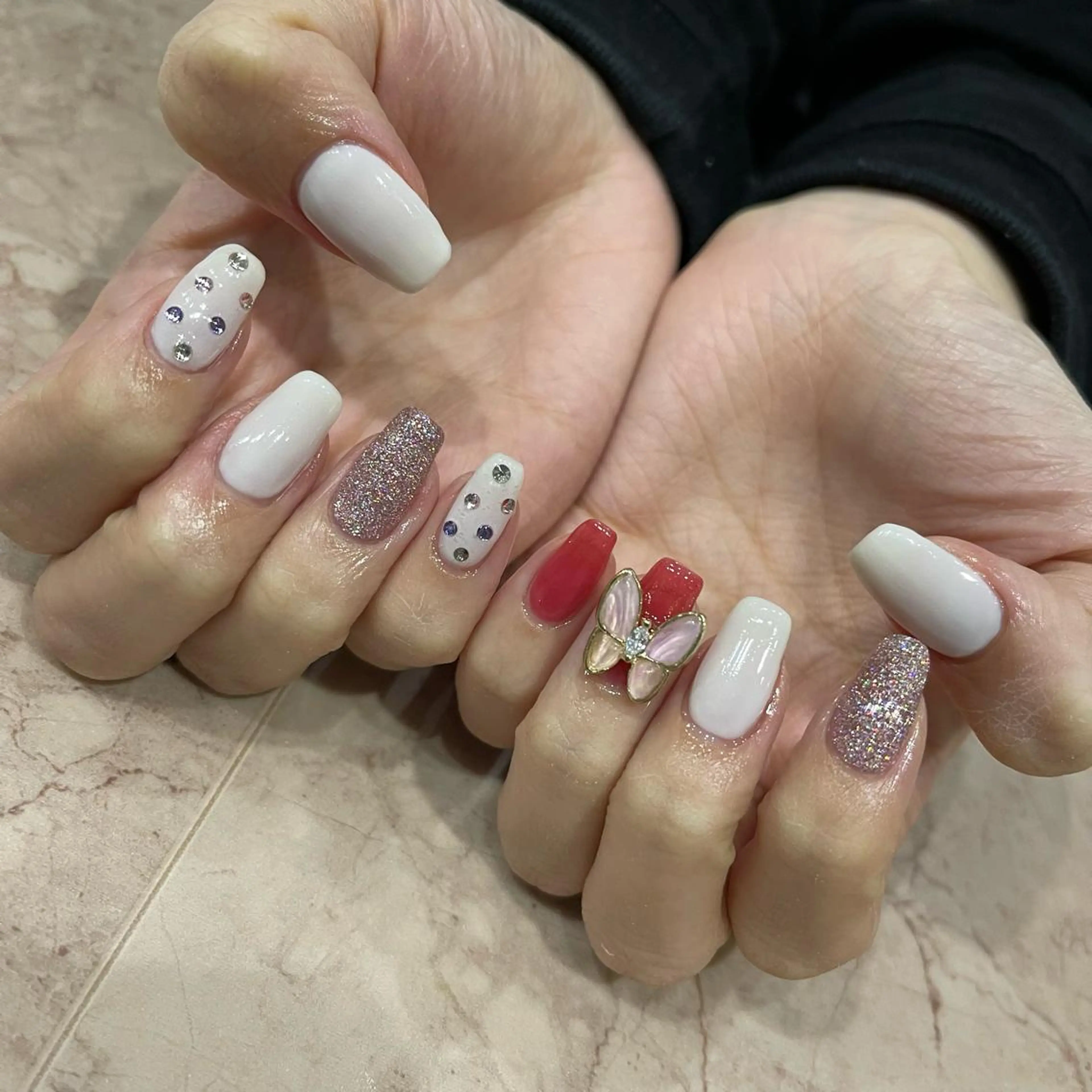 ネイル ワンカラーネイル Wish Nail 恒川のネイルデザイン