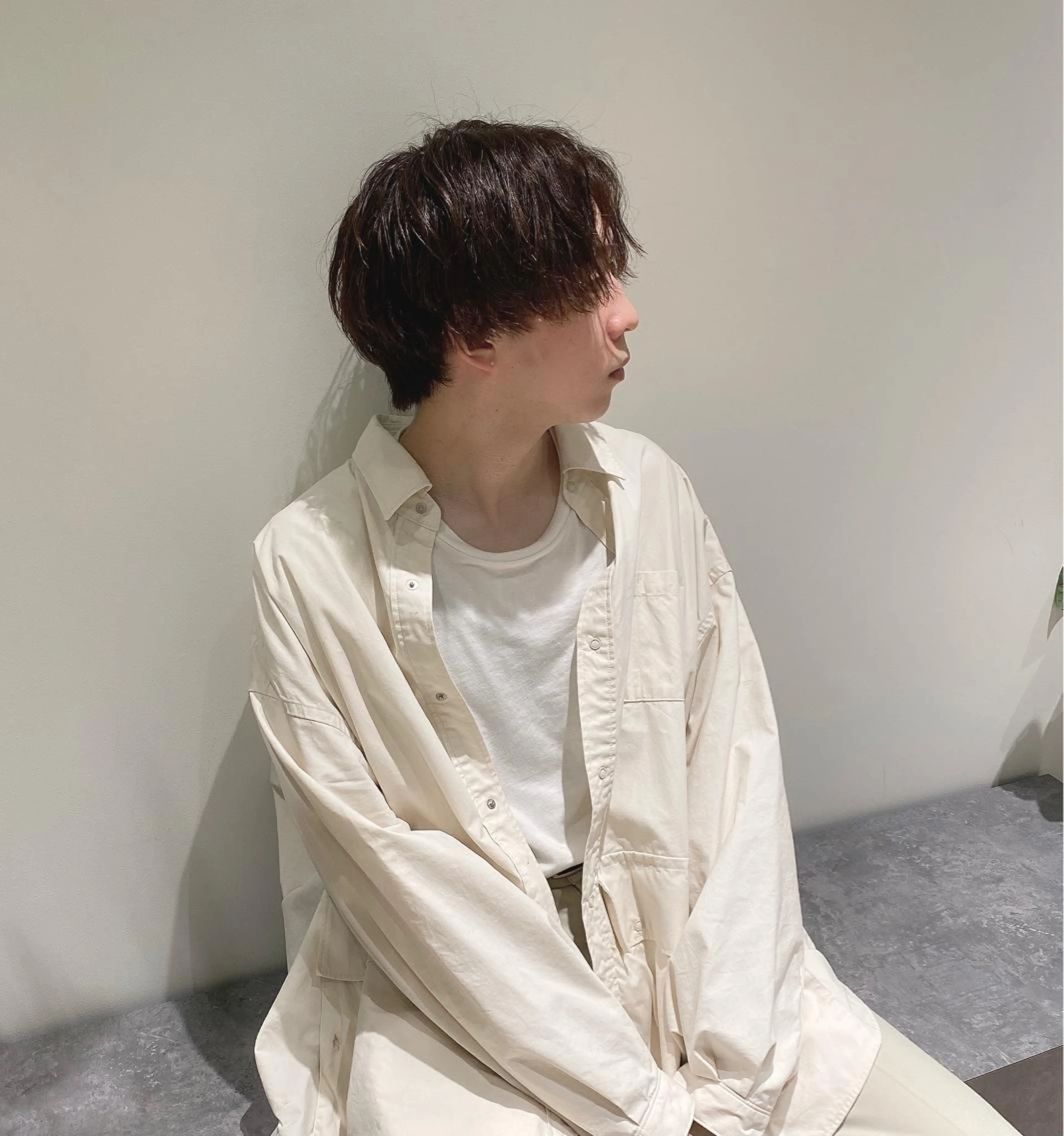 ショート パーマ メンズ THREE byKEEPのヘアスタイル