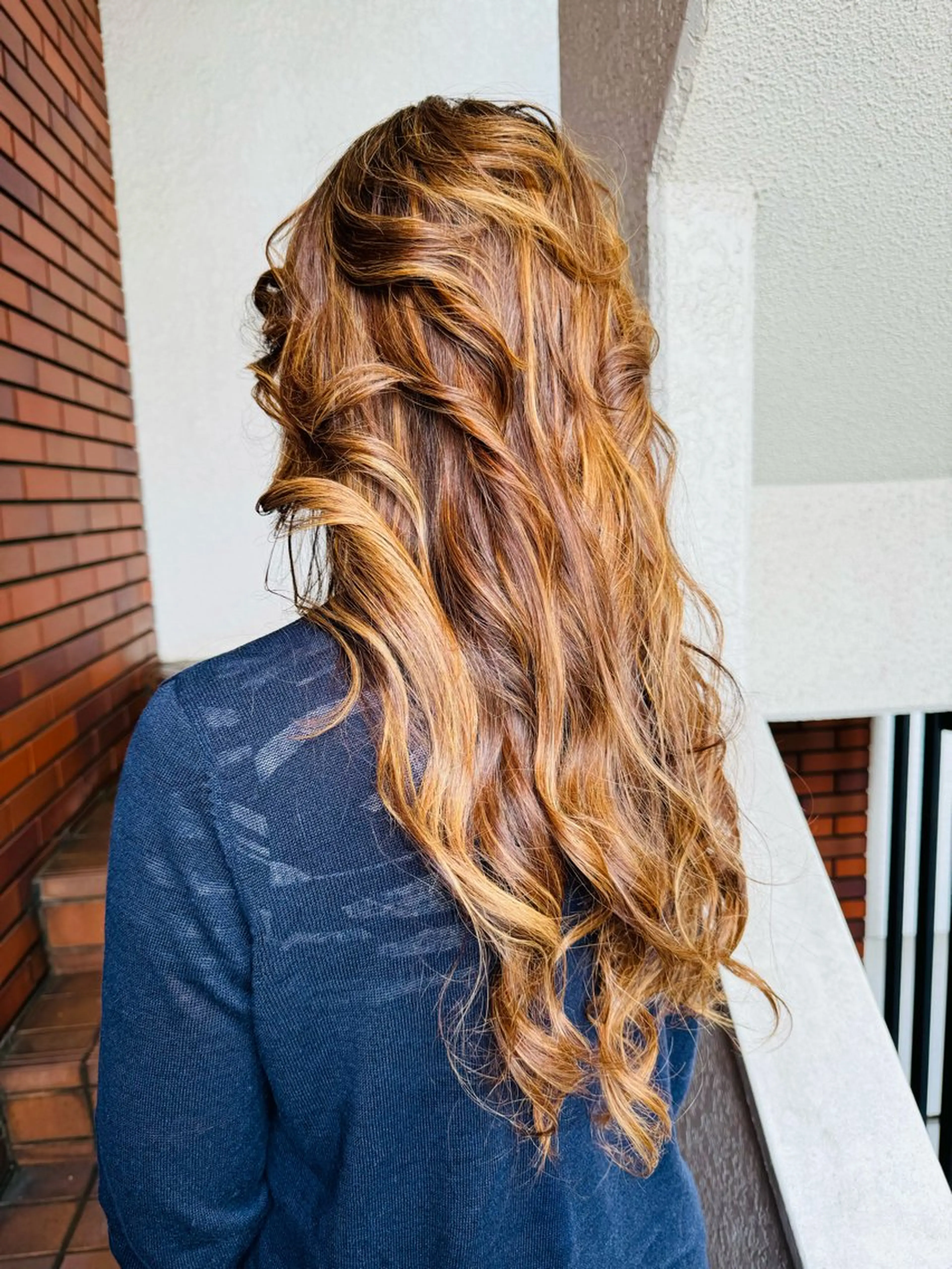 ロング ヘアアレンジ ふくおか ななのヘアスタイル