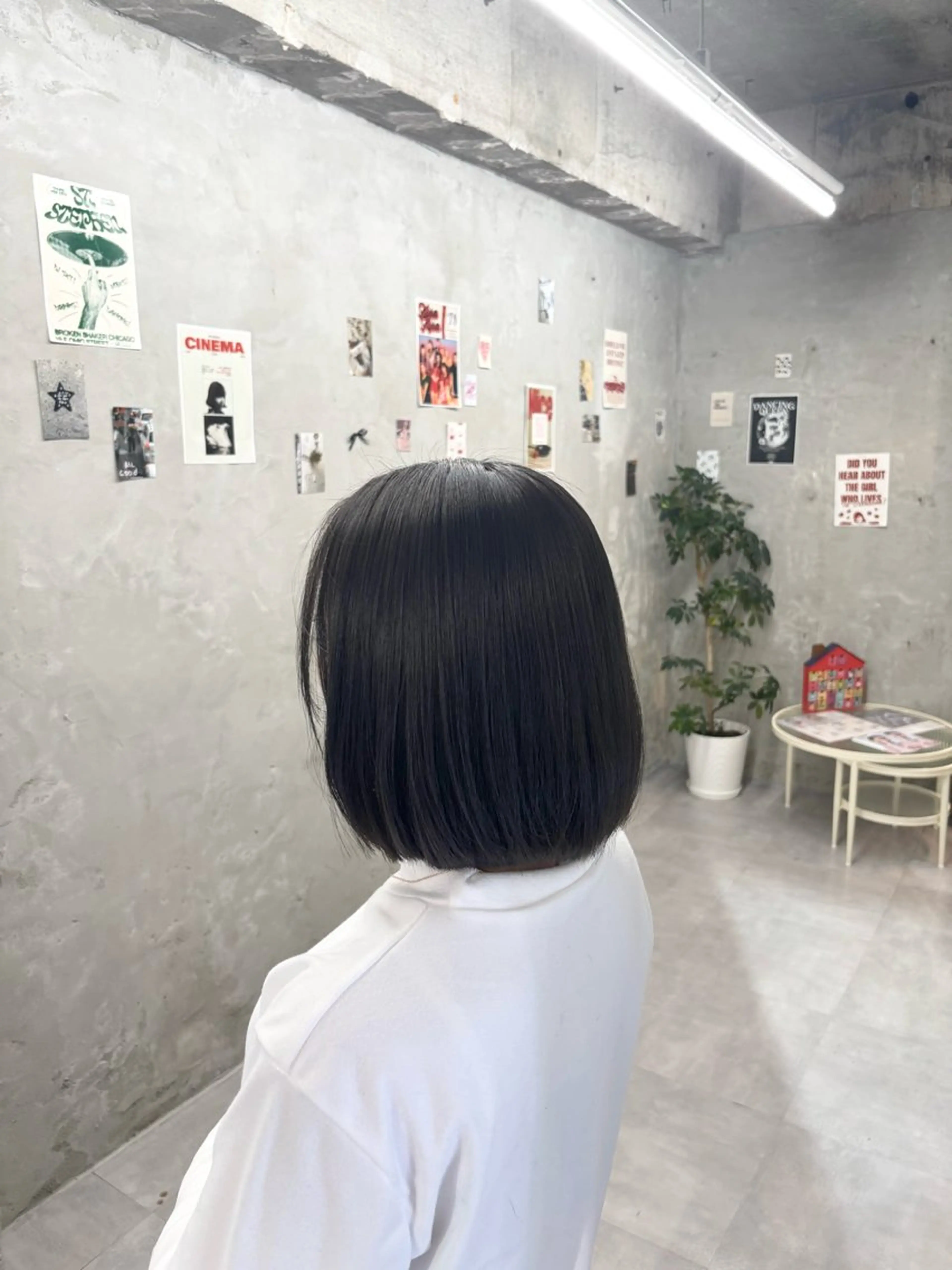 ショート カラー アッシュ ヘアカラー トリートメント door white hideのヘアスタイル