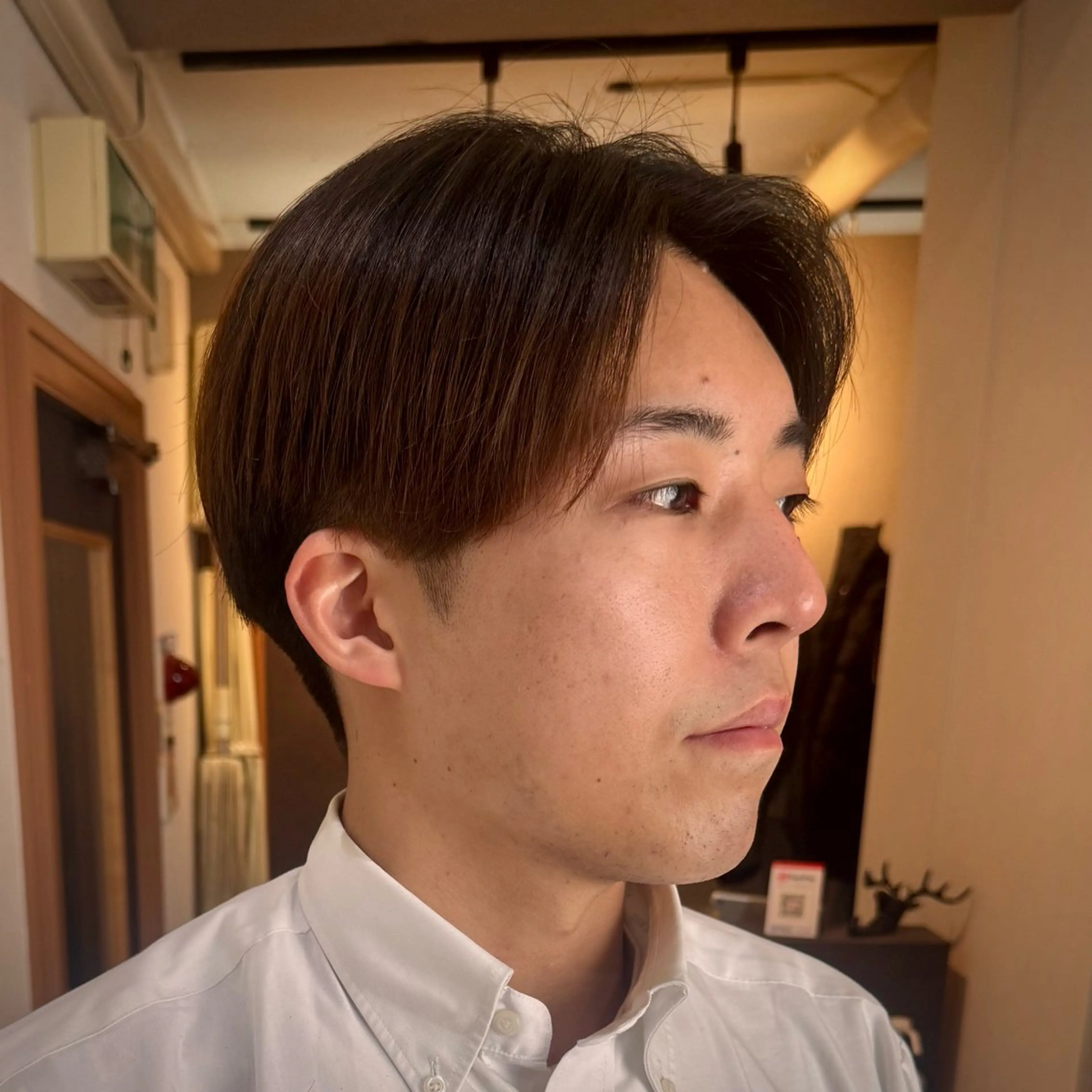 ショート メンズ センターパート カット GLADMAN'S CUT CLUB 立川所属・立川メンズカット/ メンズパーマ💈三上のヘアスタイル