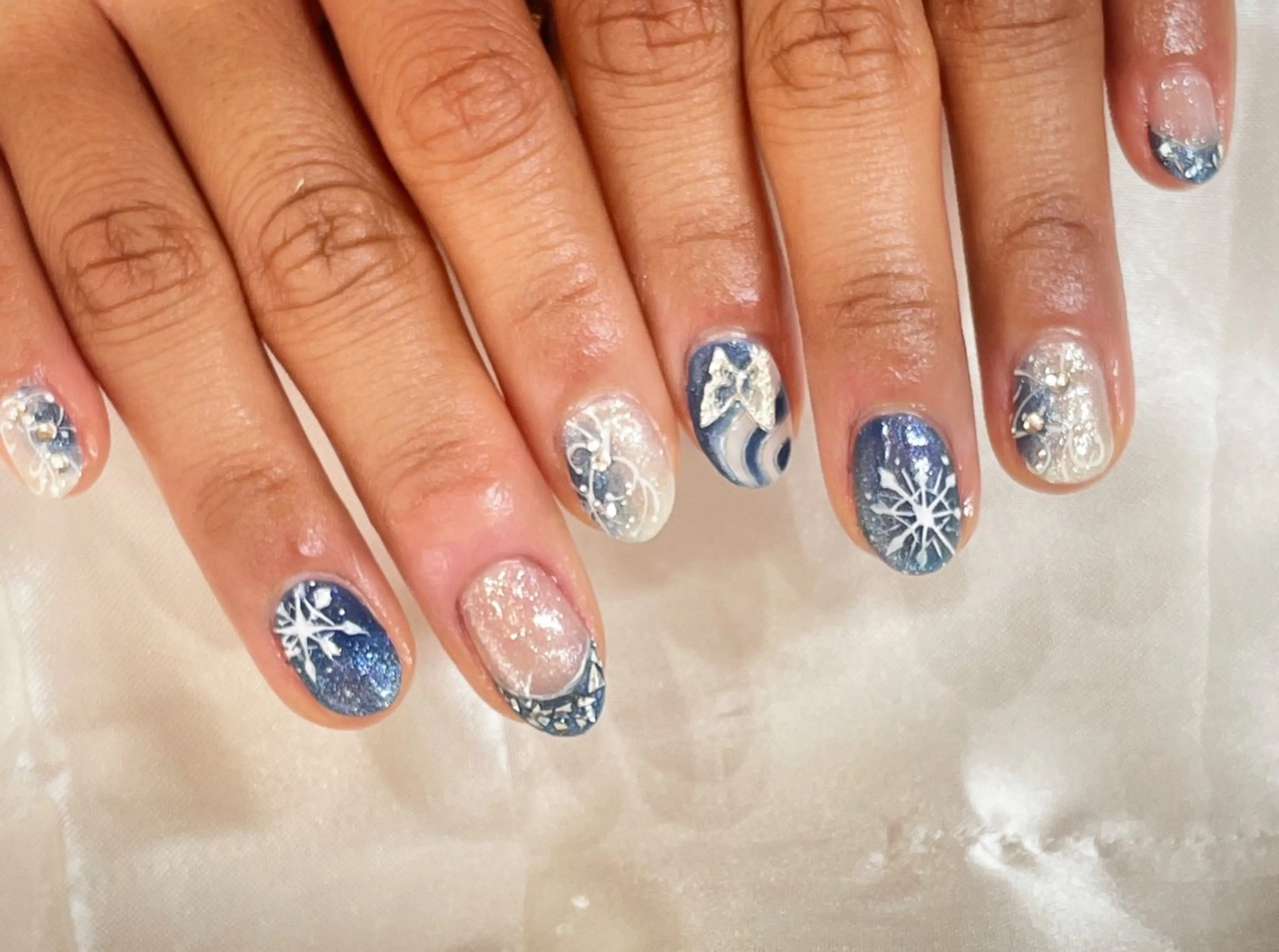 メンズ ネイル Chérinail 爪のお手入れのネイルデザイン