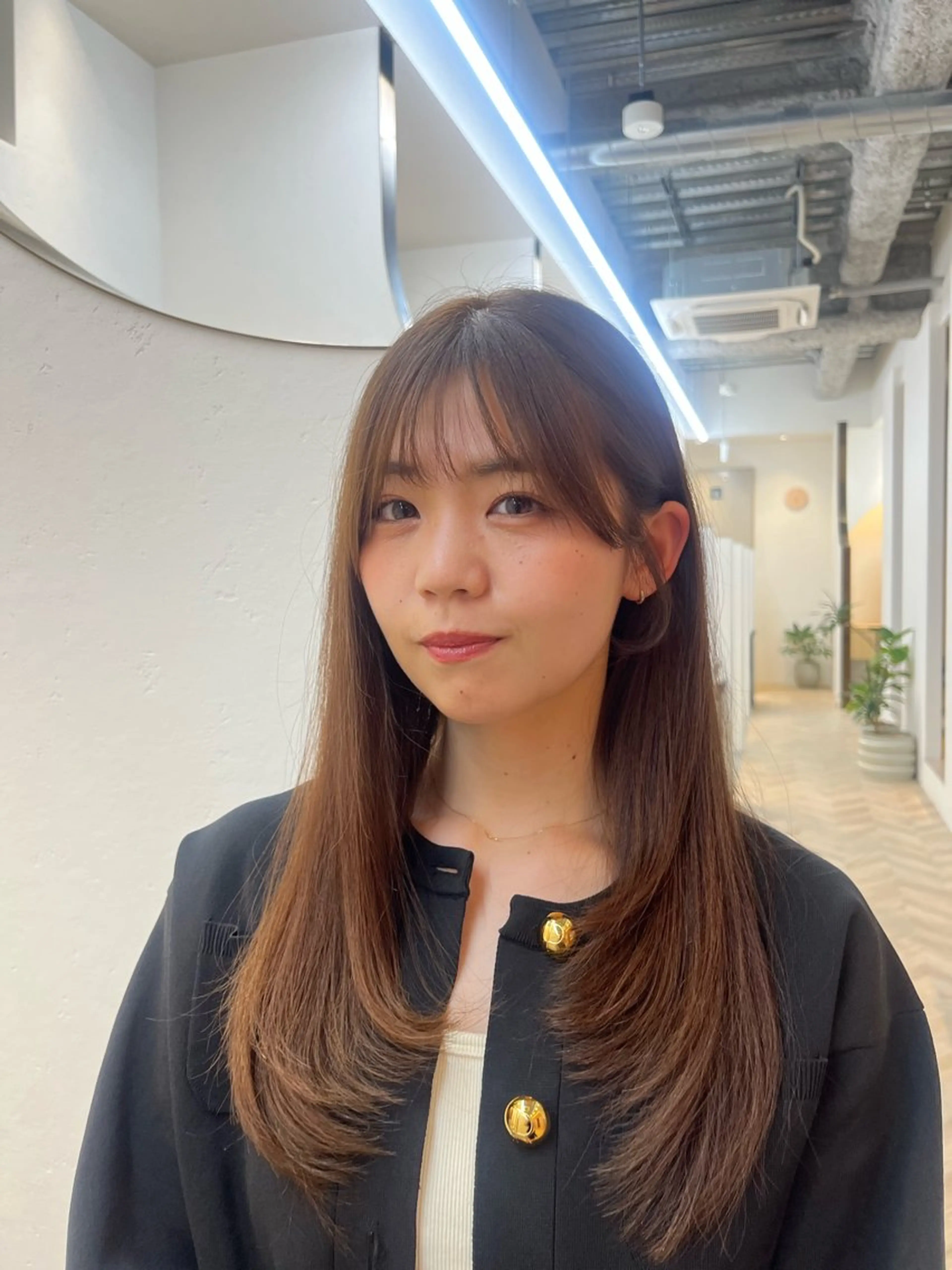 ロング カラー 柔らかい艶暖色 レイヤー🫧姫汝のヘアスタイル