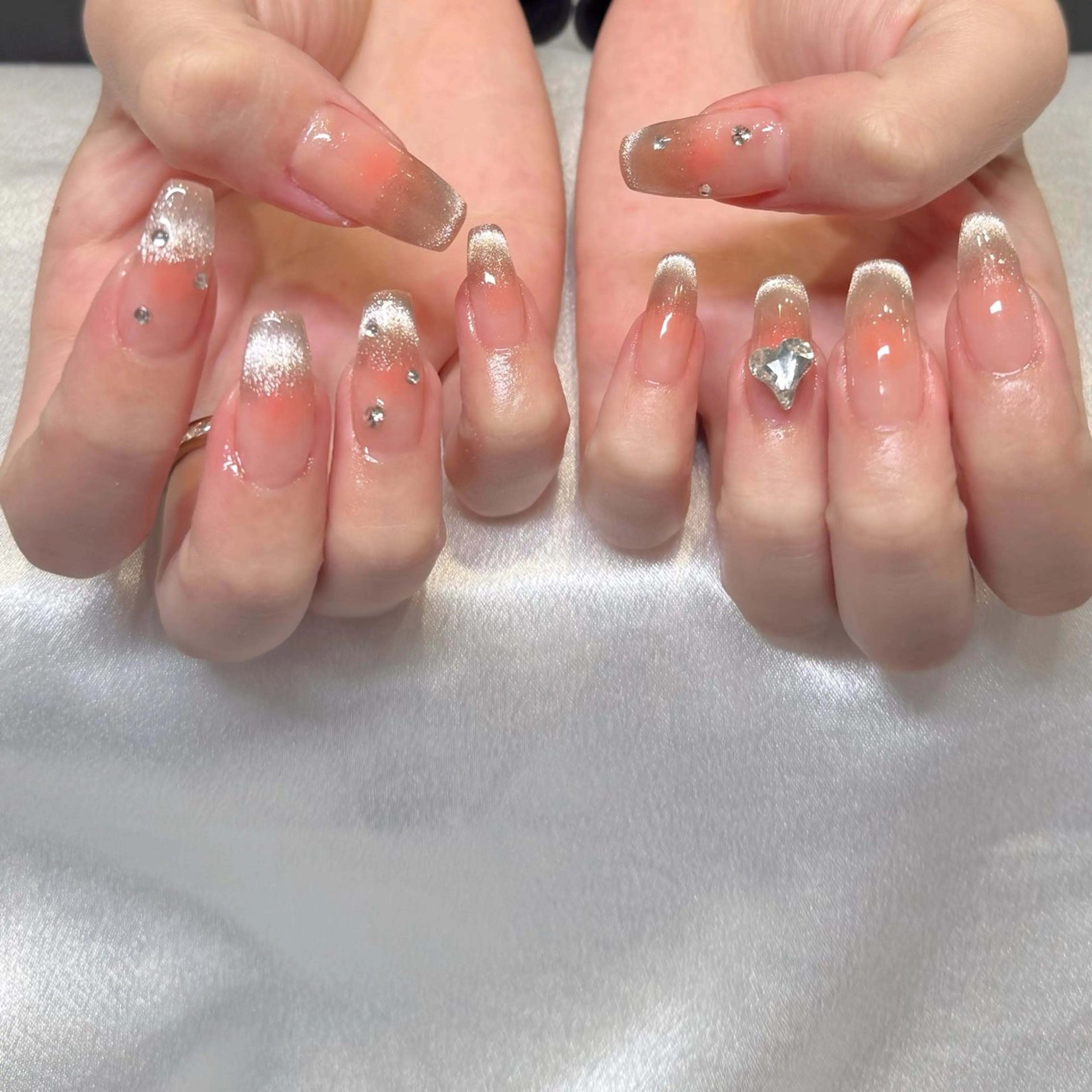 ネイル ハンドネイル mau🩵nail 堺筋本町｜心斎橋のネイルデザイン