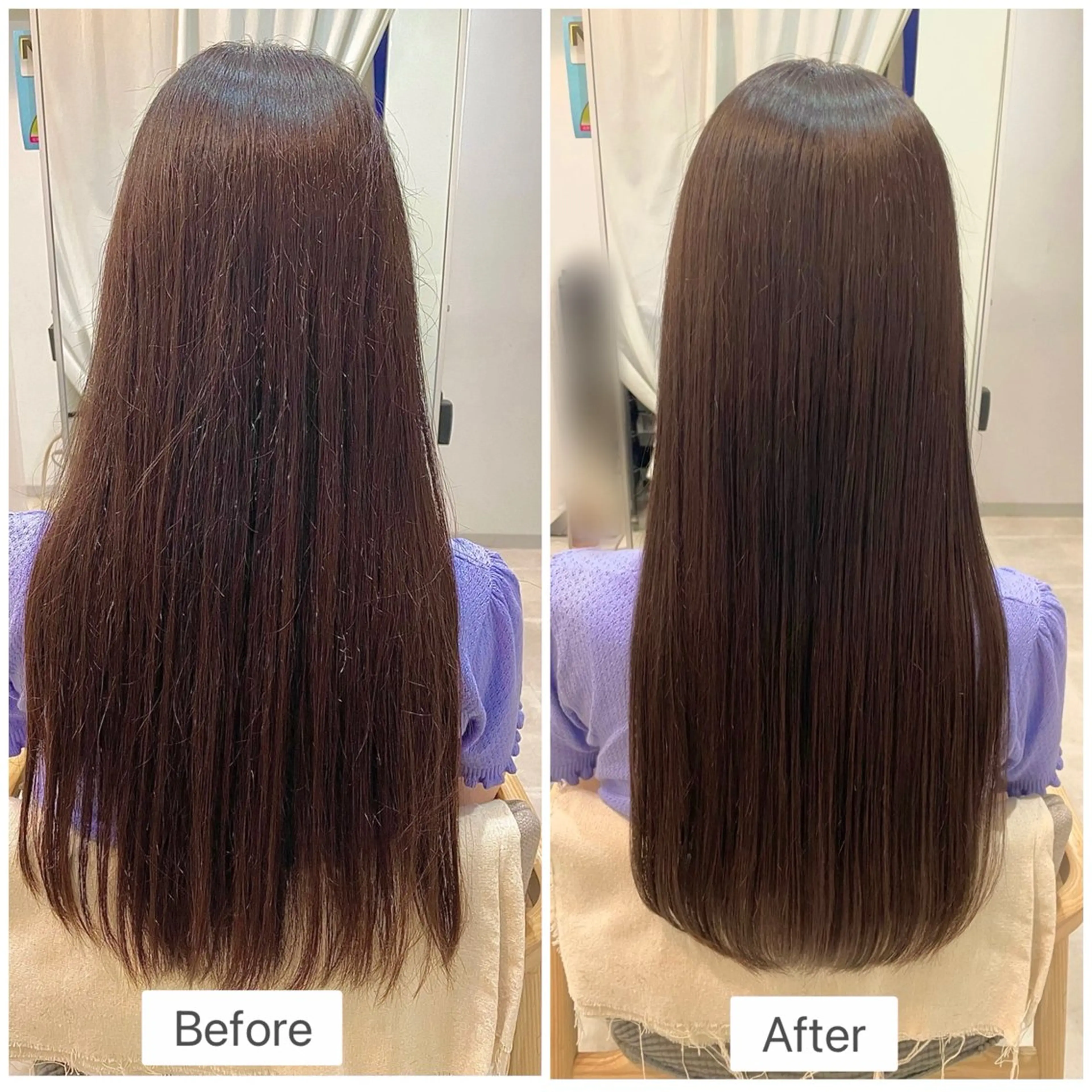 ロング カット 縮毛矯正 トリートメント 銀座・有楽町 かけるのヘアスタイル