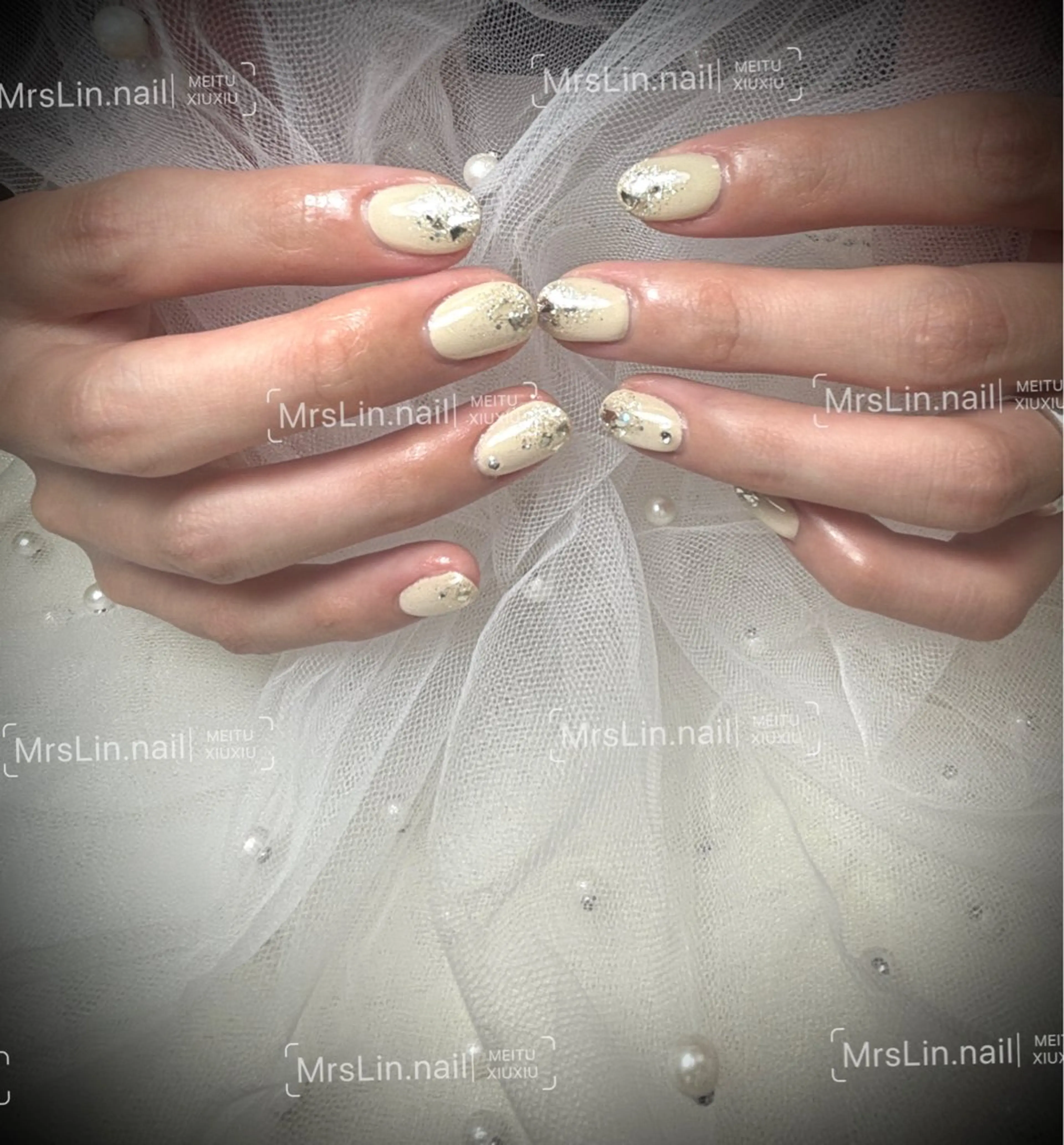 ネイル ラメ(グリッター) ハンドネイル Mrs Lin.nailのネイルデザイン