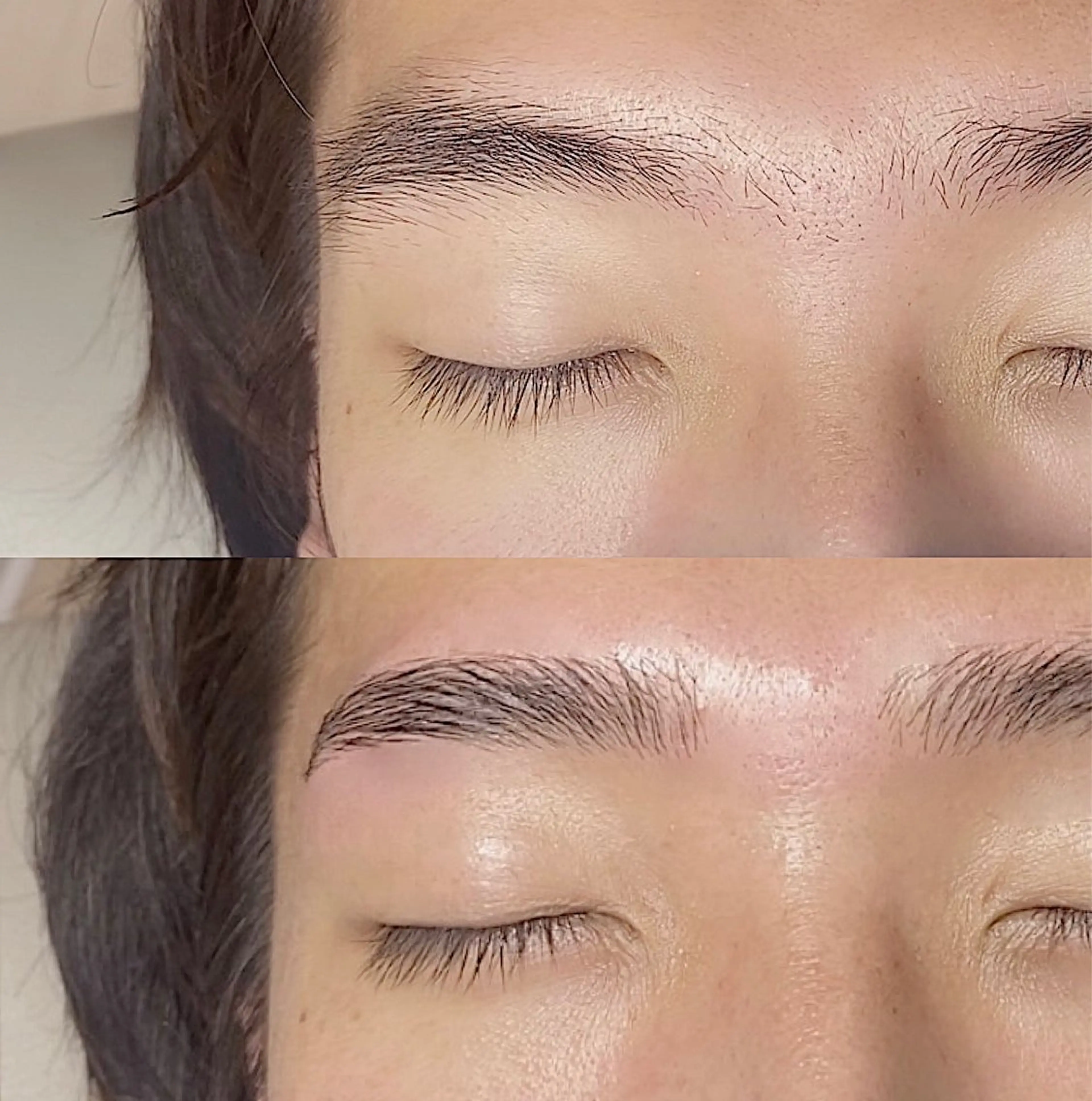 アイブロウ 眉毛ワックス脱毛 た なのマツエク・マツパデザイン