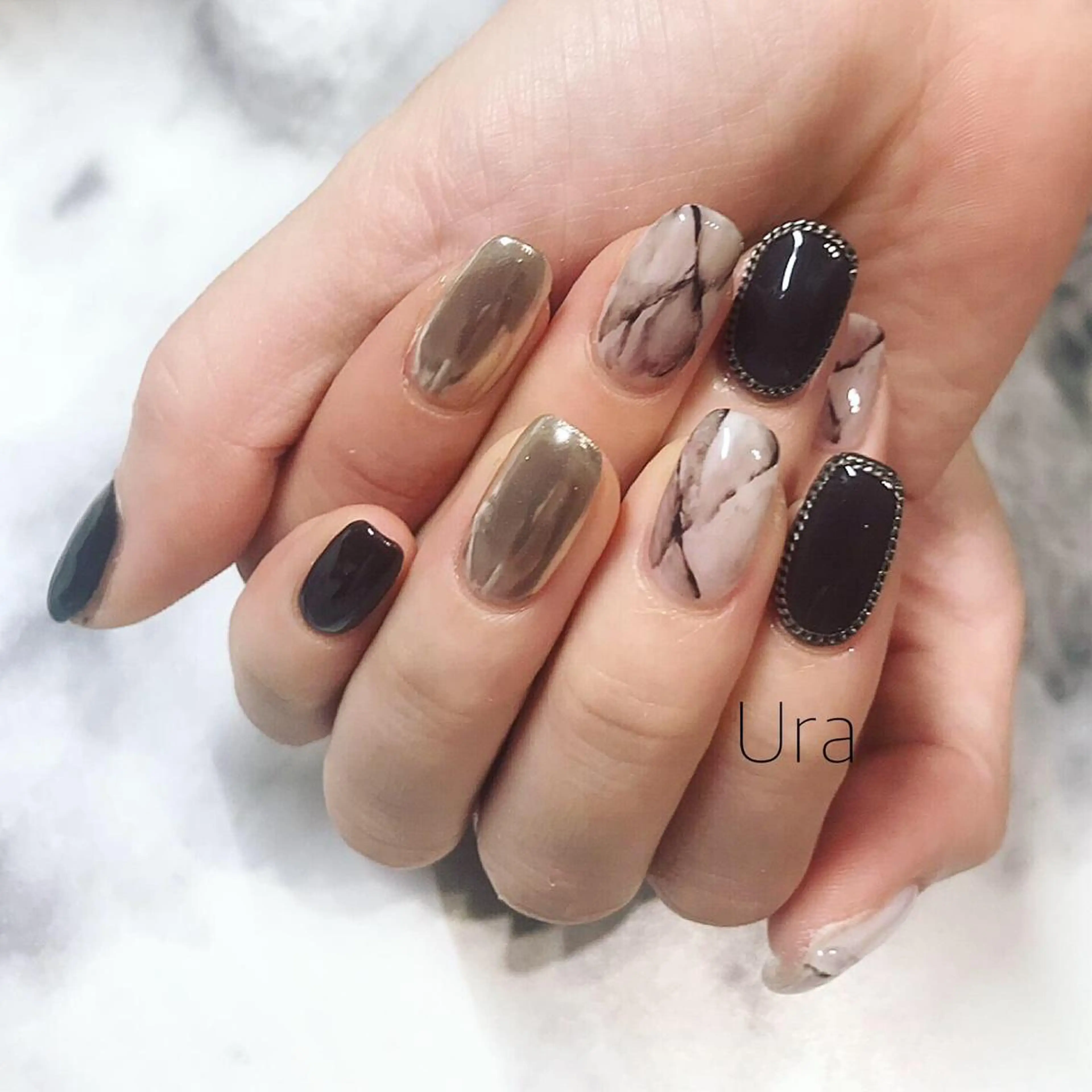 ネイル ハンドネイル UrakoNail 《nail》のネイルデザイン