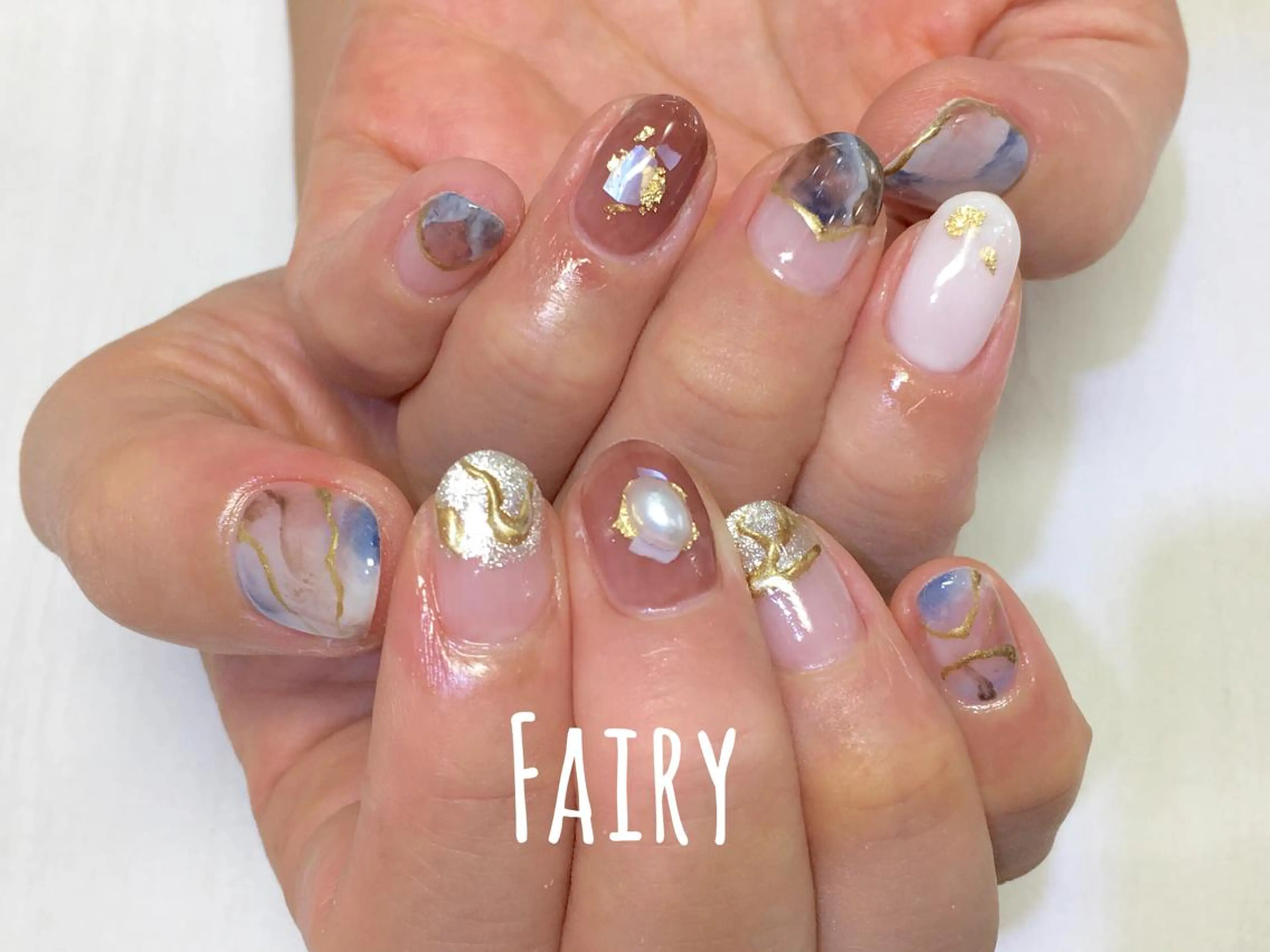 ネイル ニュアンスネイル 澤口 円佳のネイルデザイン