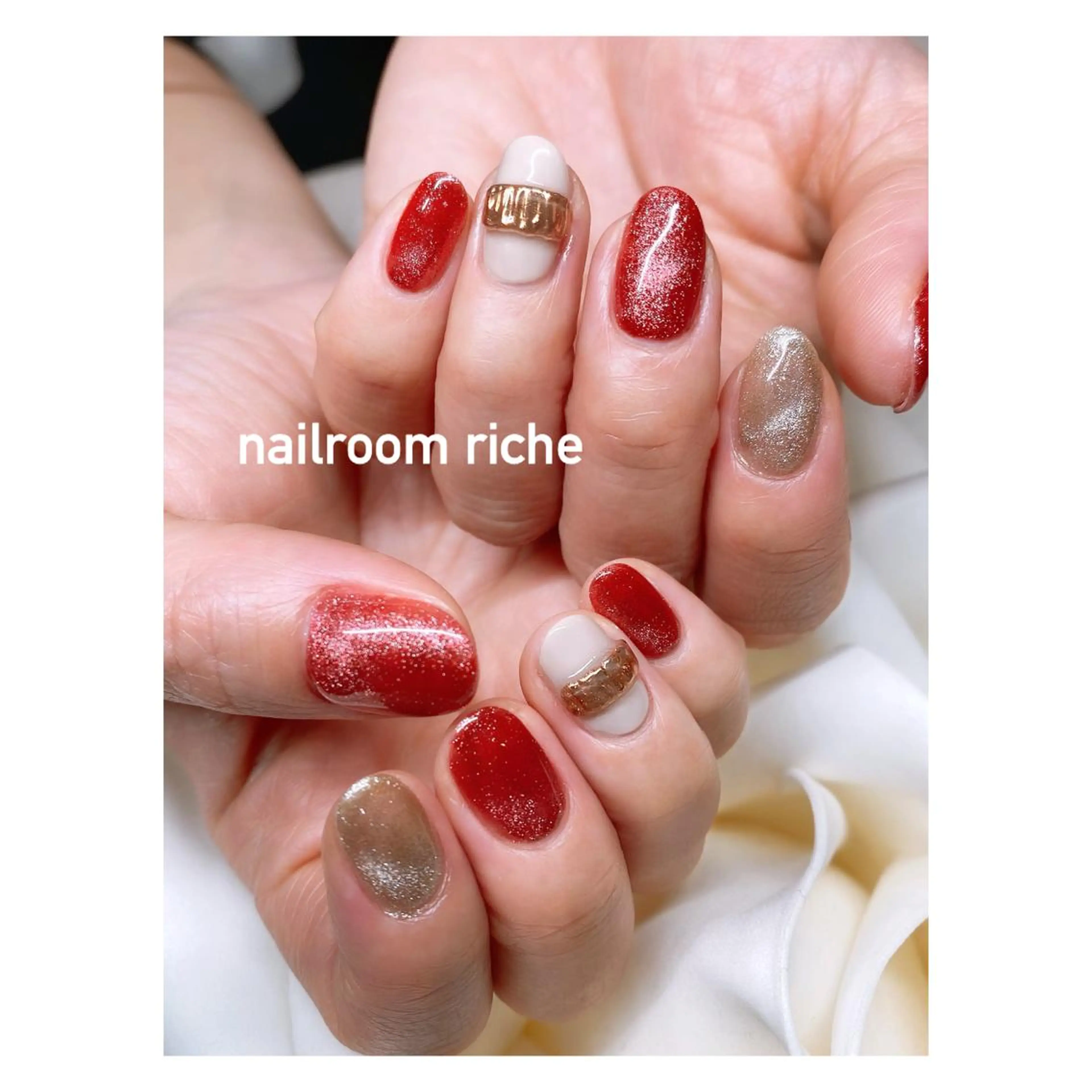 ネイル ハンドネイル nailroom richeのネイルデザイン