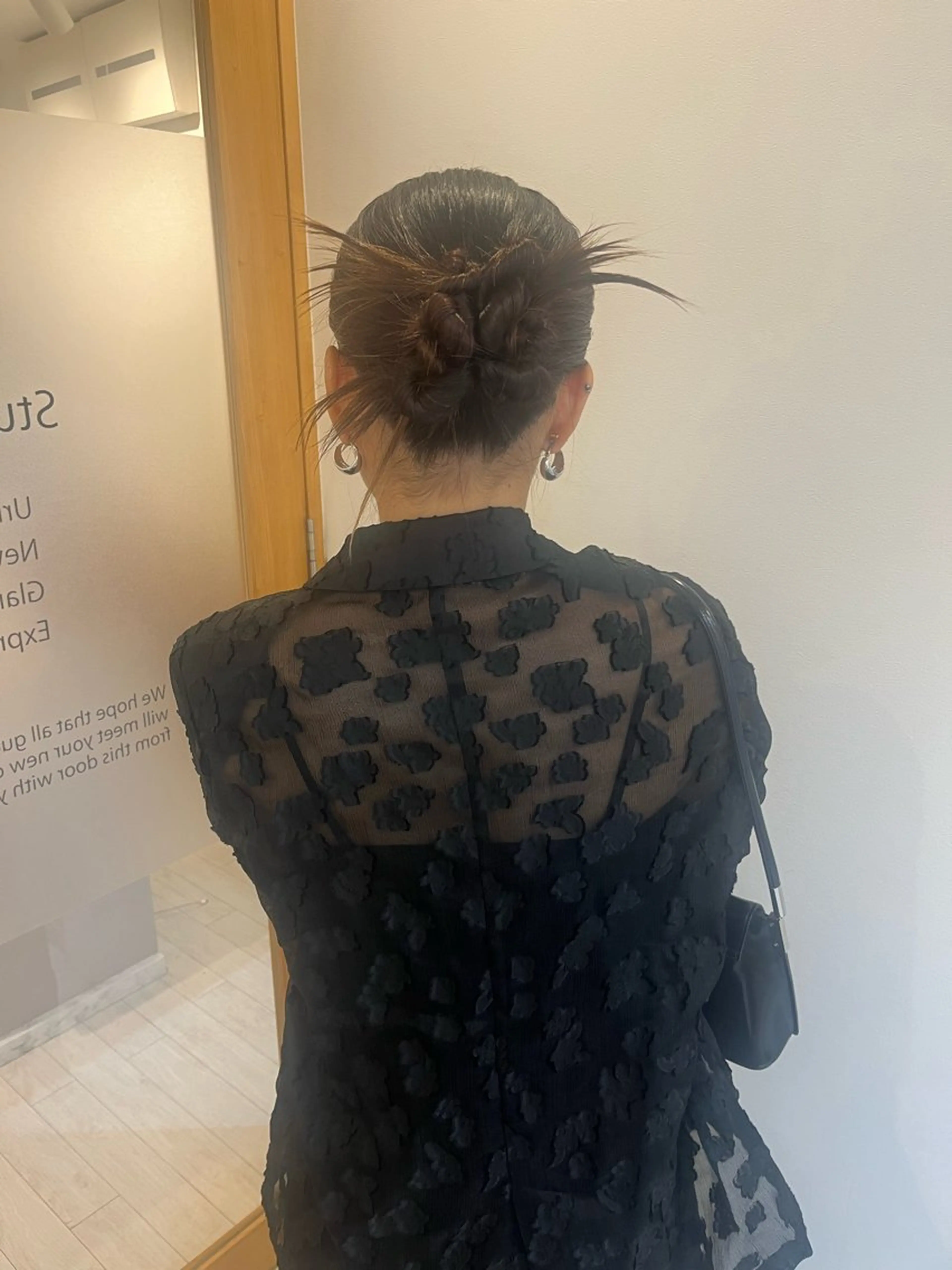 セミロング ヘアアレンジ 🪞Unge チヒロ 女性限定のヘアスタイル