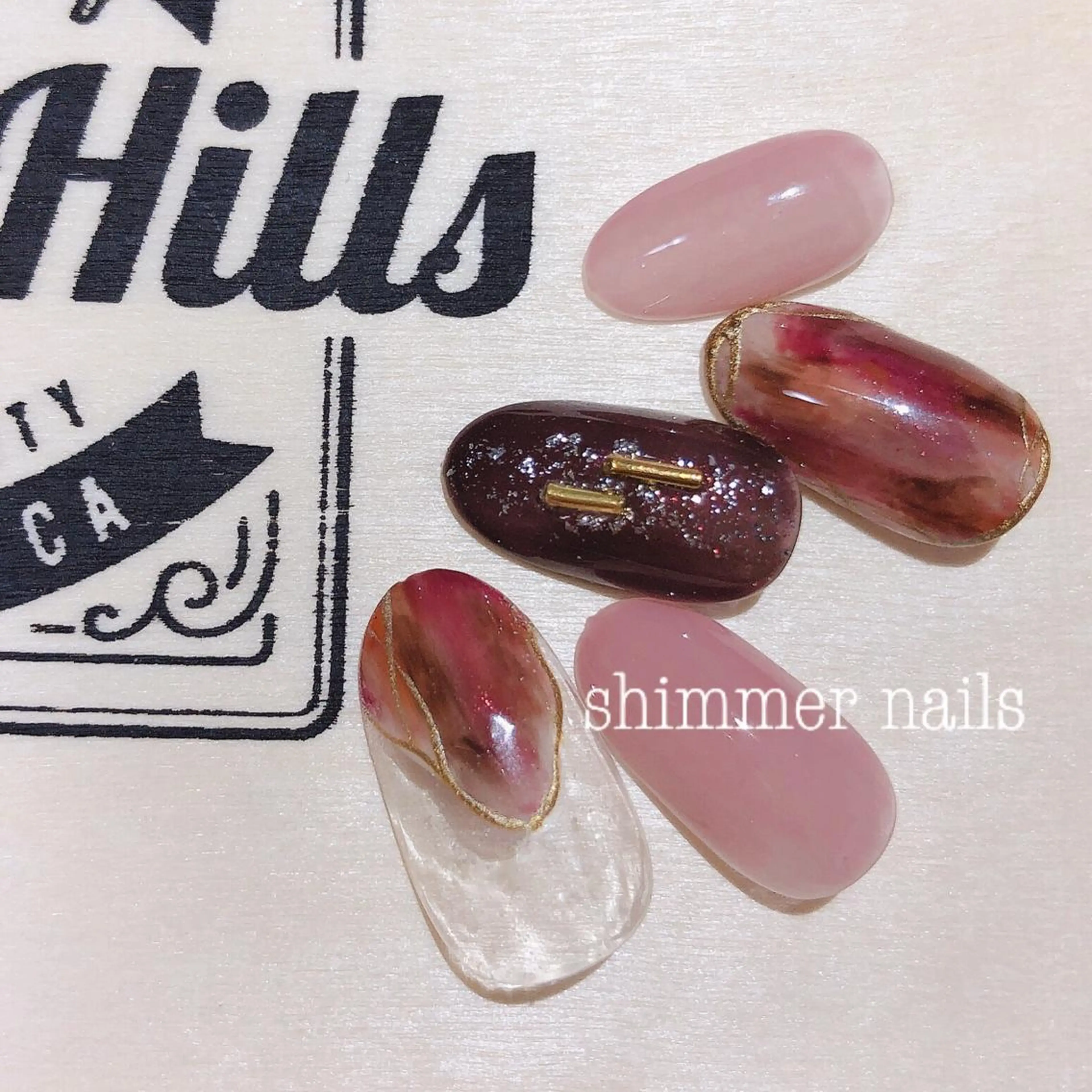 ネイル shimmer nailsのネイルデザイン