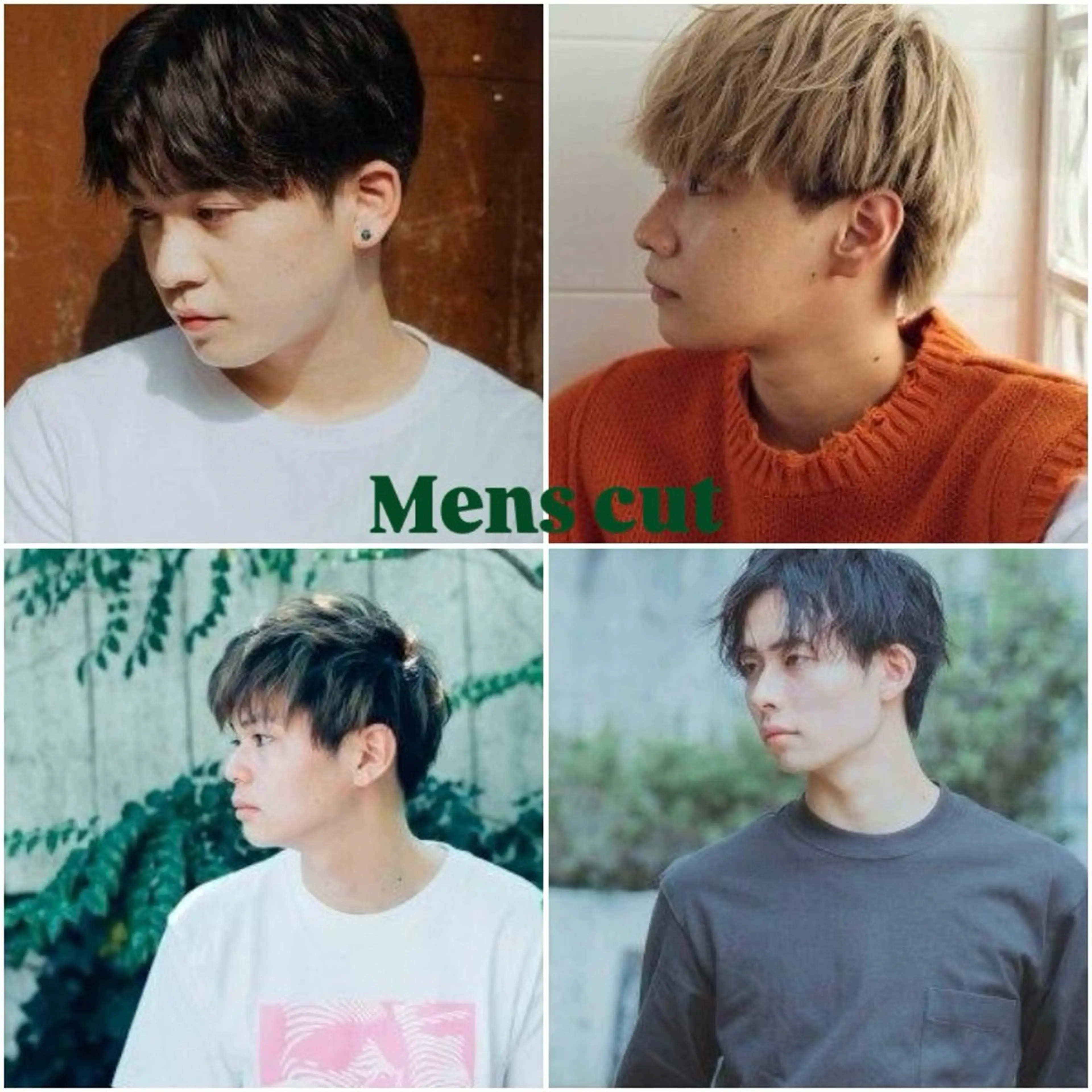 メンズカットの写真