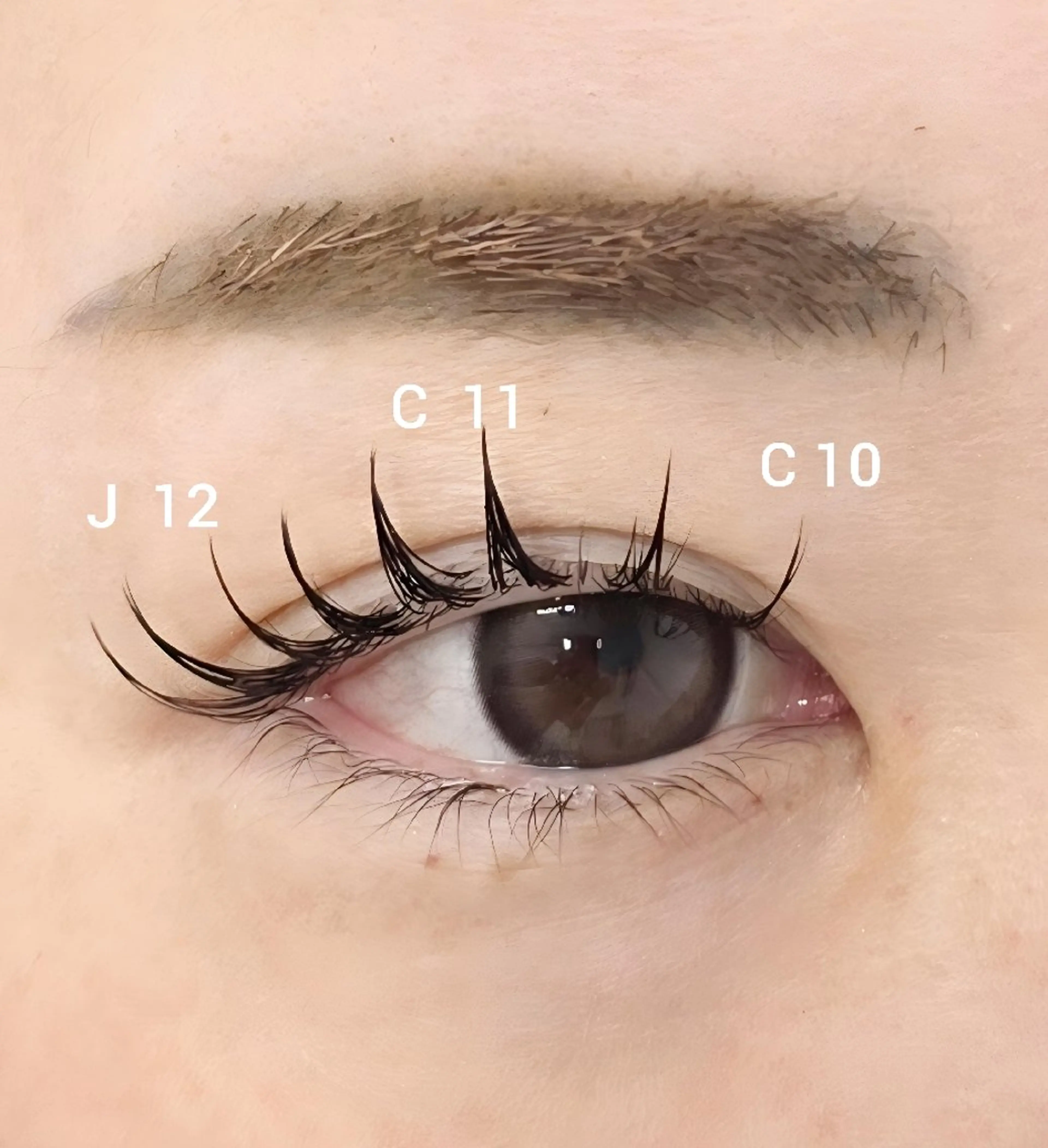 マツエク・マツパ マツエク EYE 405 Mikaのマツエク・マツパデザイン