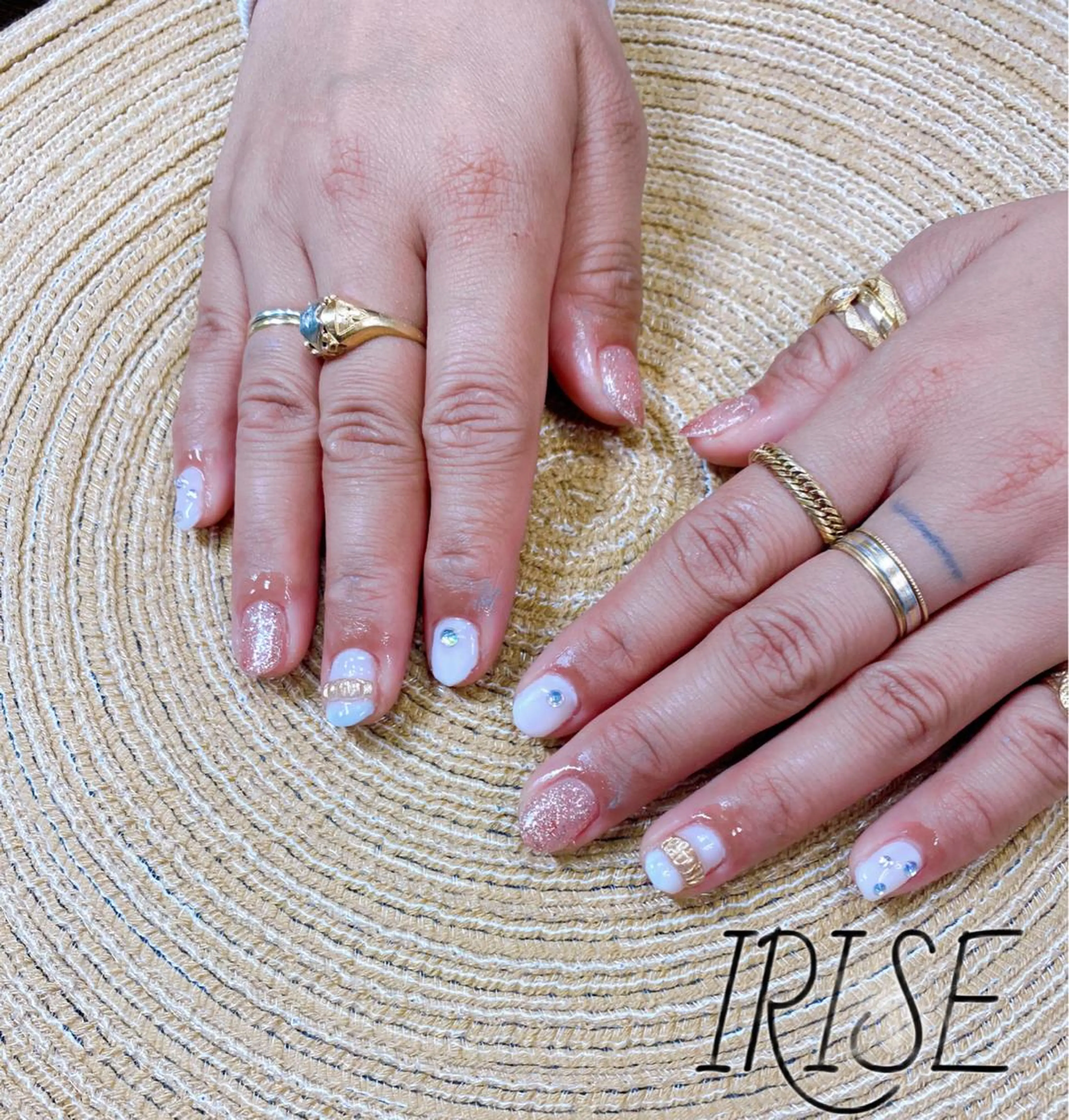 ネイル シンプルネイル salon de iriseのマツエク・マツパデザイン