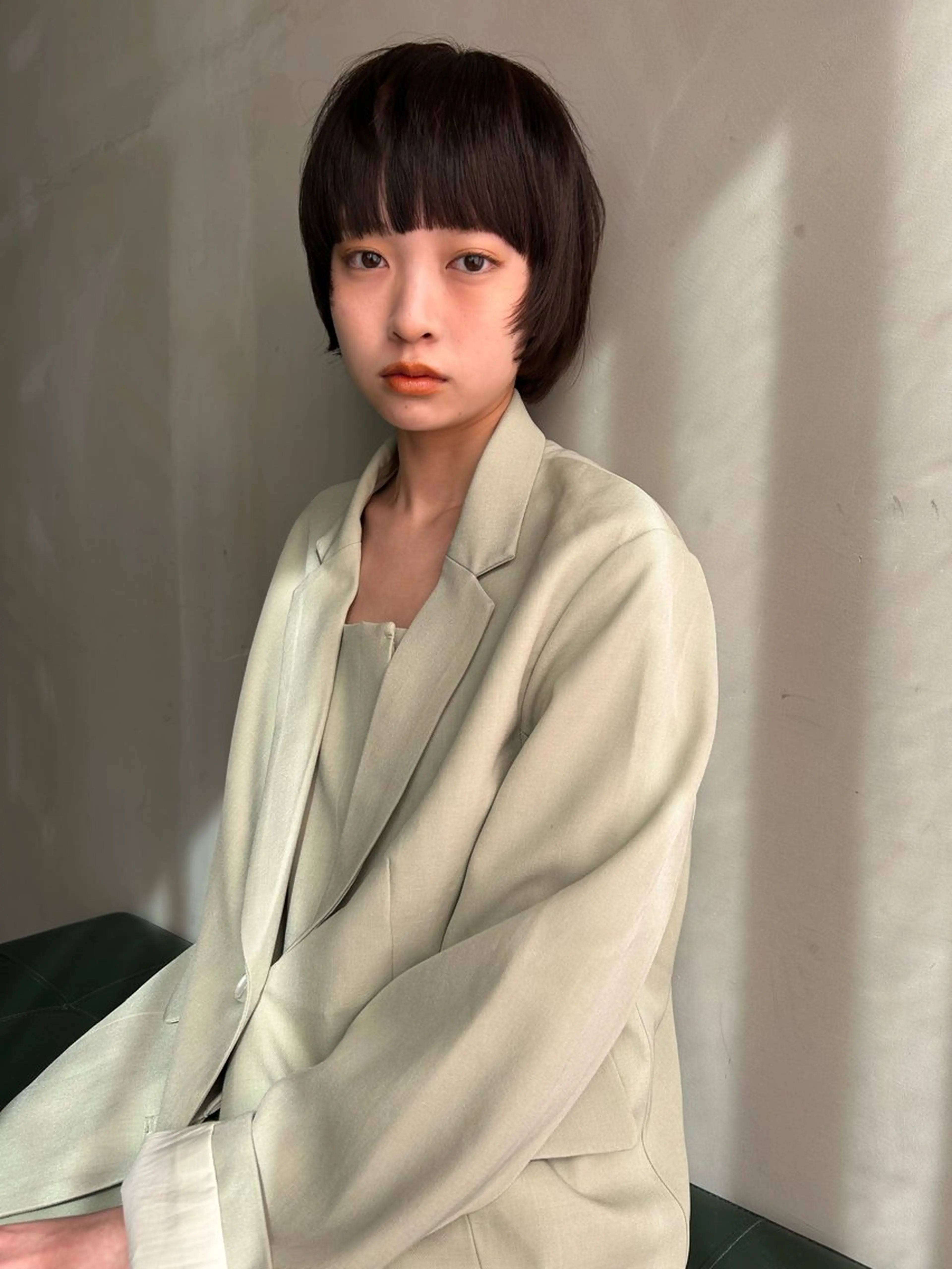 ショート カラー カット ヘアカラー トリートメント ショート/ボブ/ 心斎橋/宮脇美奈のヘアスタイル