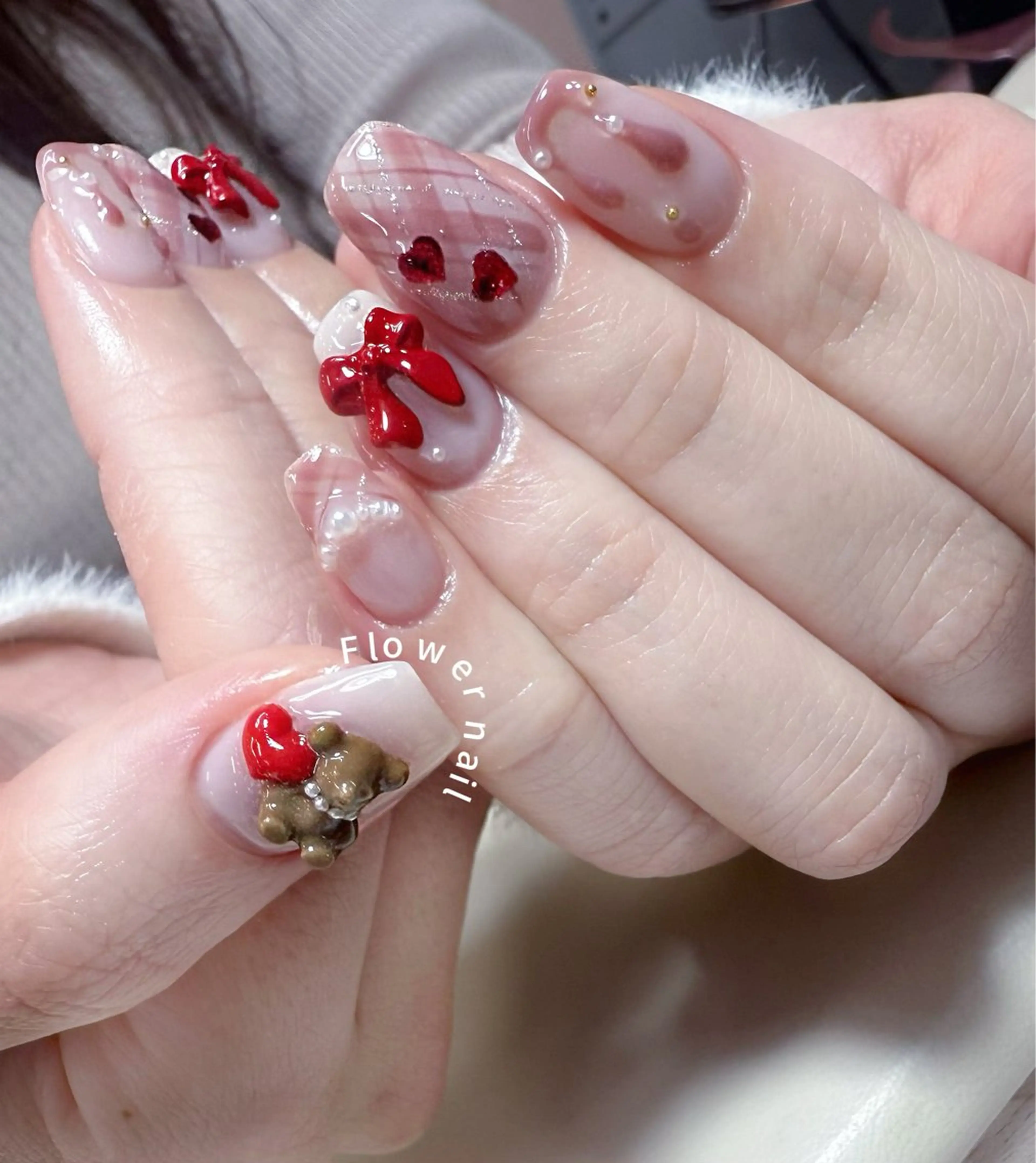 ネイル ハンドネイル Flower nailのネイルデザイン