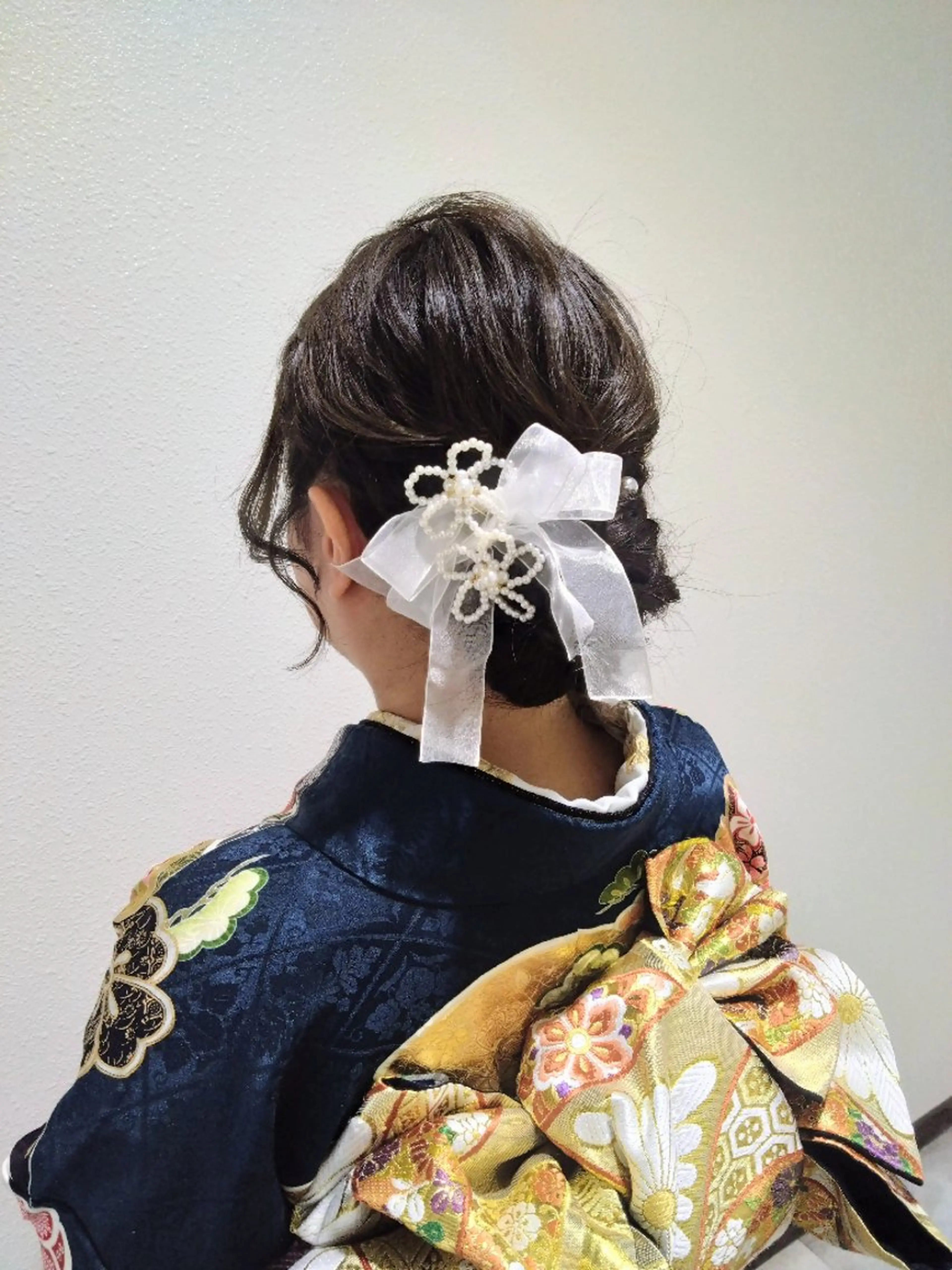 セミロング ヘアアレンジ ヘアセット Hair&Make  Delight*のヘアスタイル