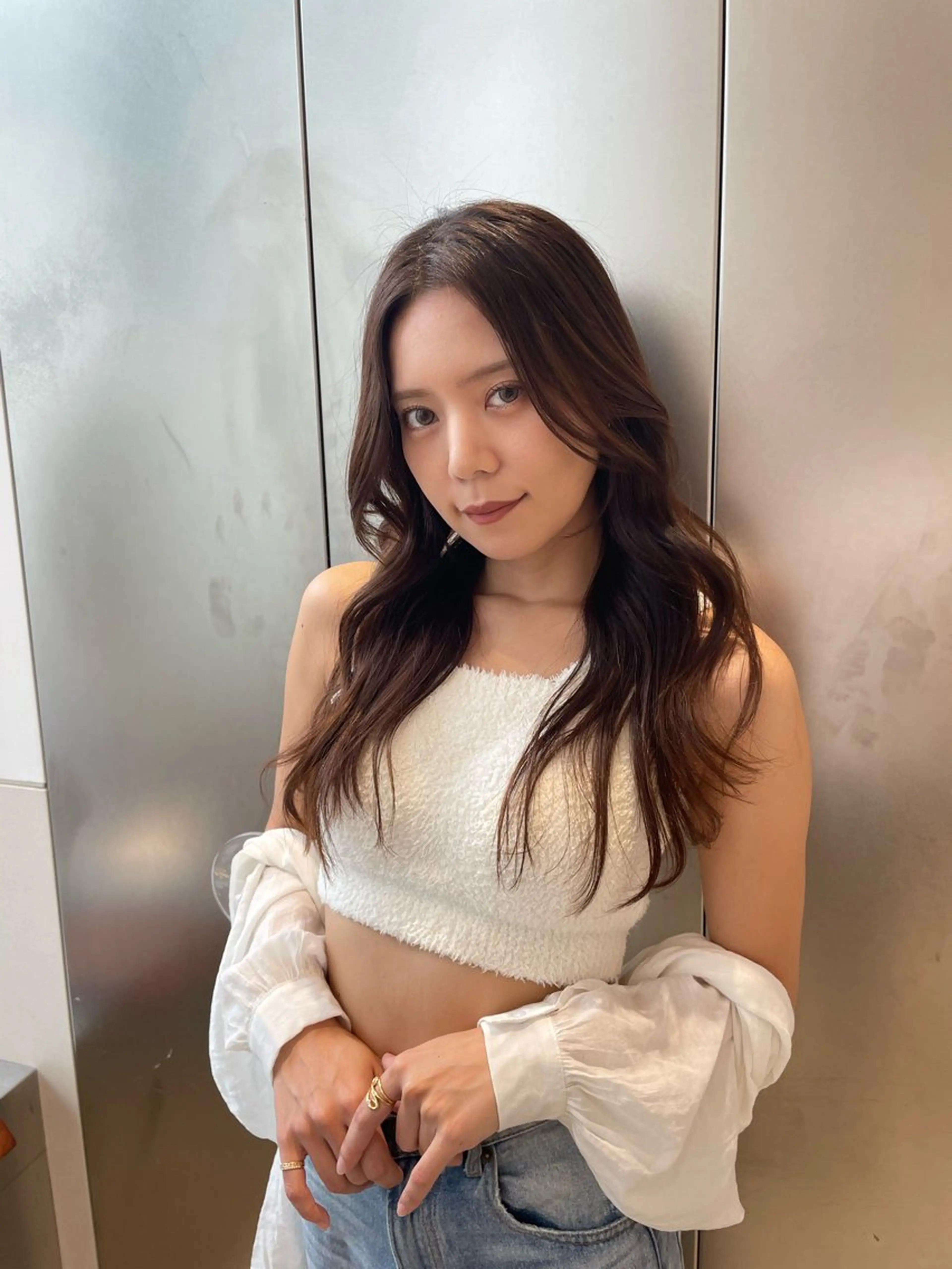 ロング レイヤーカット カット トリートメント 池谷 玲哉のヘアスタイル