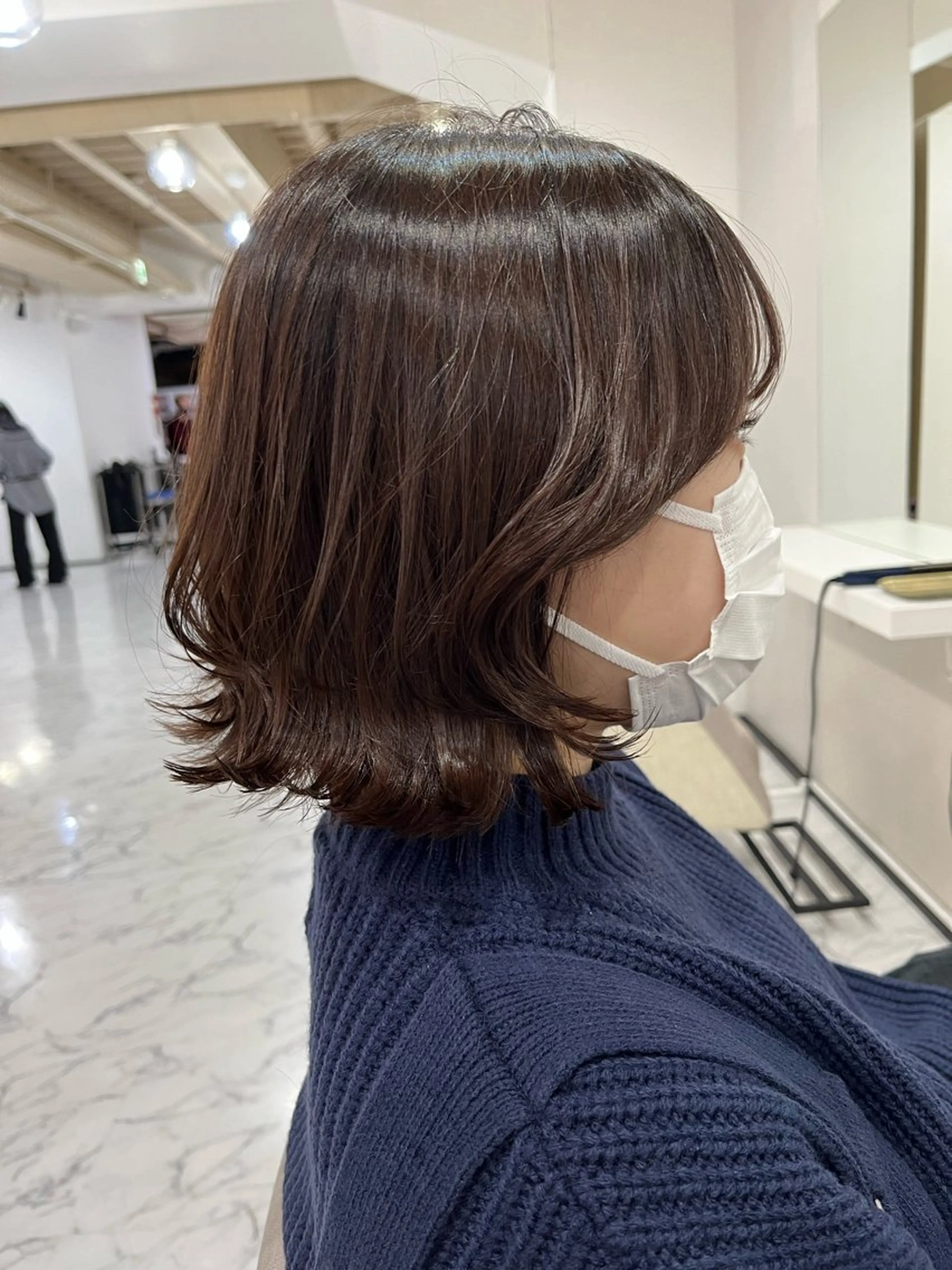 ショート レイヤー/ウルフ/ 縮毛矯正/照井友梨のヘアスタイル